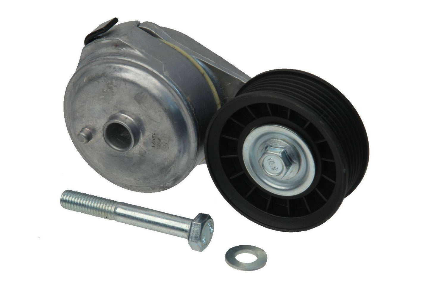 Front View of Accessory Drive Belt Tensioner Assembly URO GM1413170