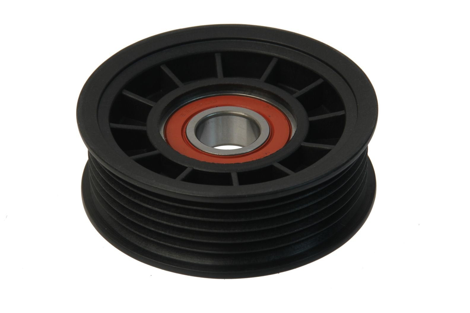 Left View of Accessory Drive Belt Tensioner Pulley URO GM1414486