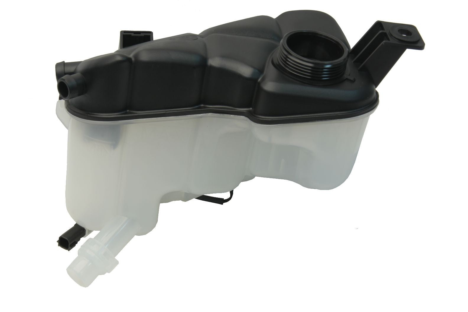 Front View of Engine Coolant Reservoir URO LR024296