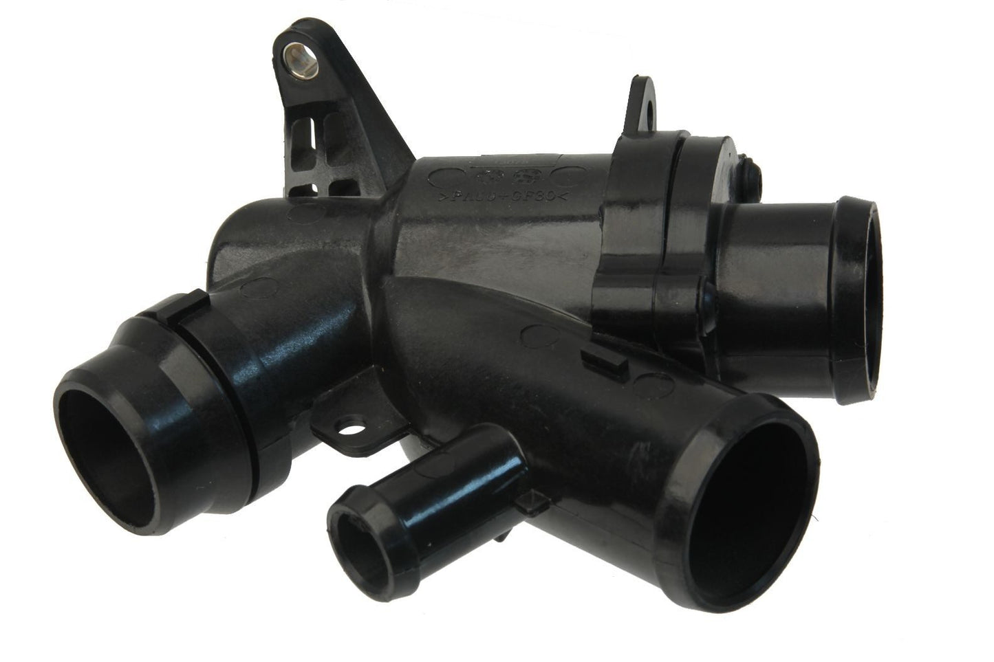 Back View of Engine Coolant Thermostat / Water Inlet Assembly URO LR032135