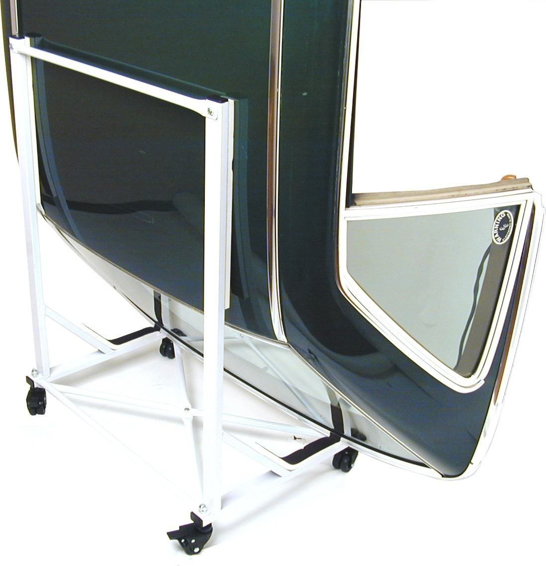 Front View of Hard Top Storage Cart URO TC-107WHITE