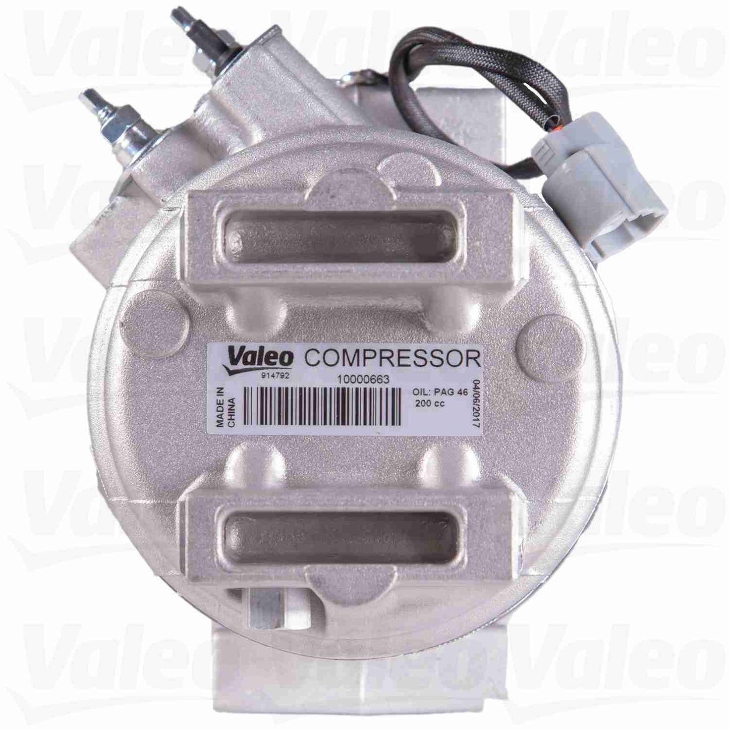 Back View of A/C Compressor VALEO 10000663