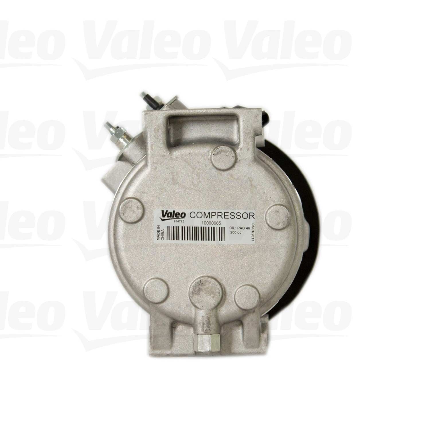 Back View of A/C Compressor VALEO 10000665