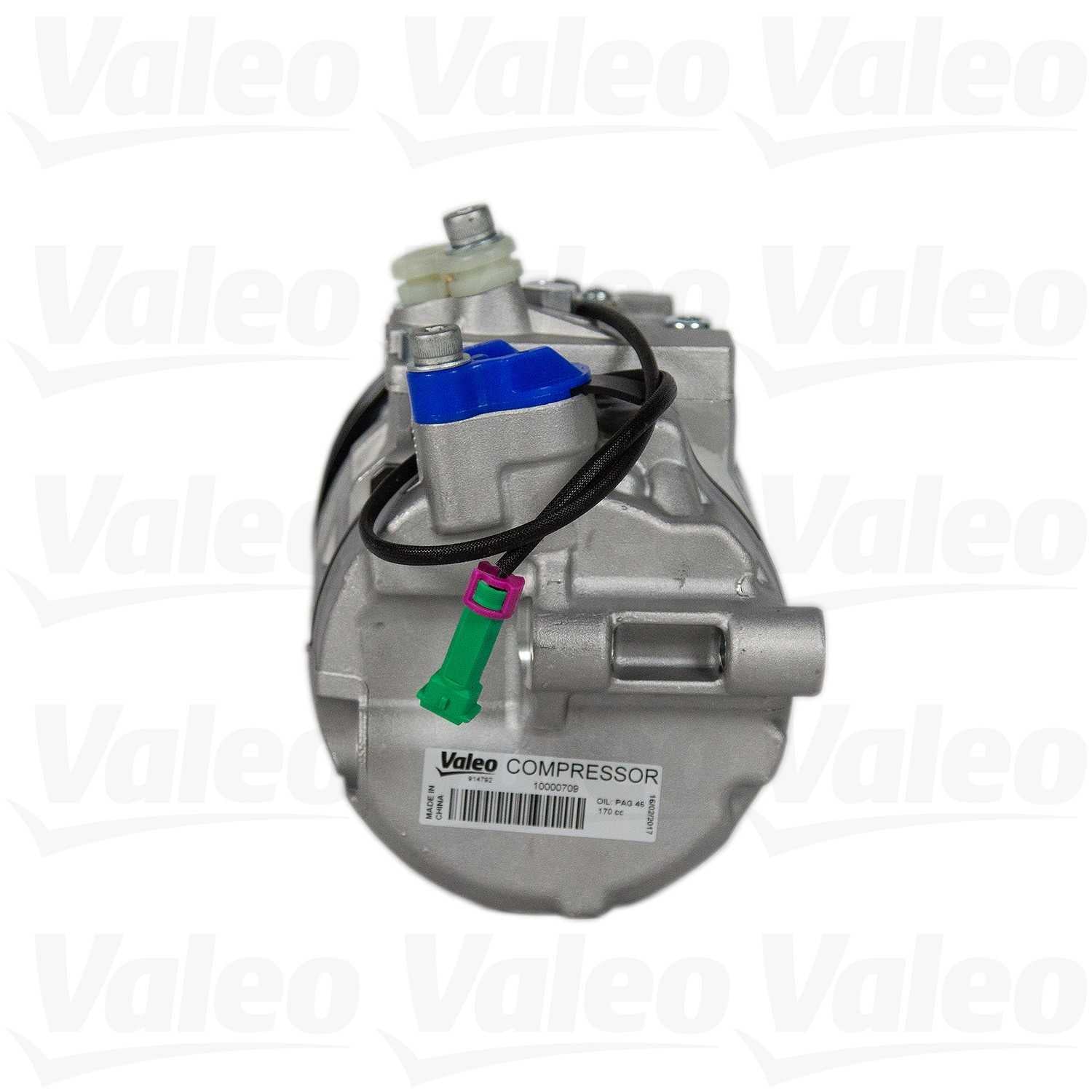 Back View of A/C Compressor VALEO 10000709