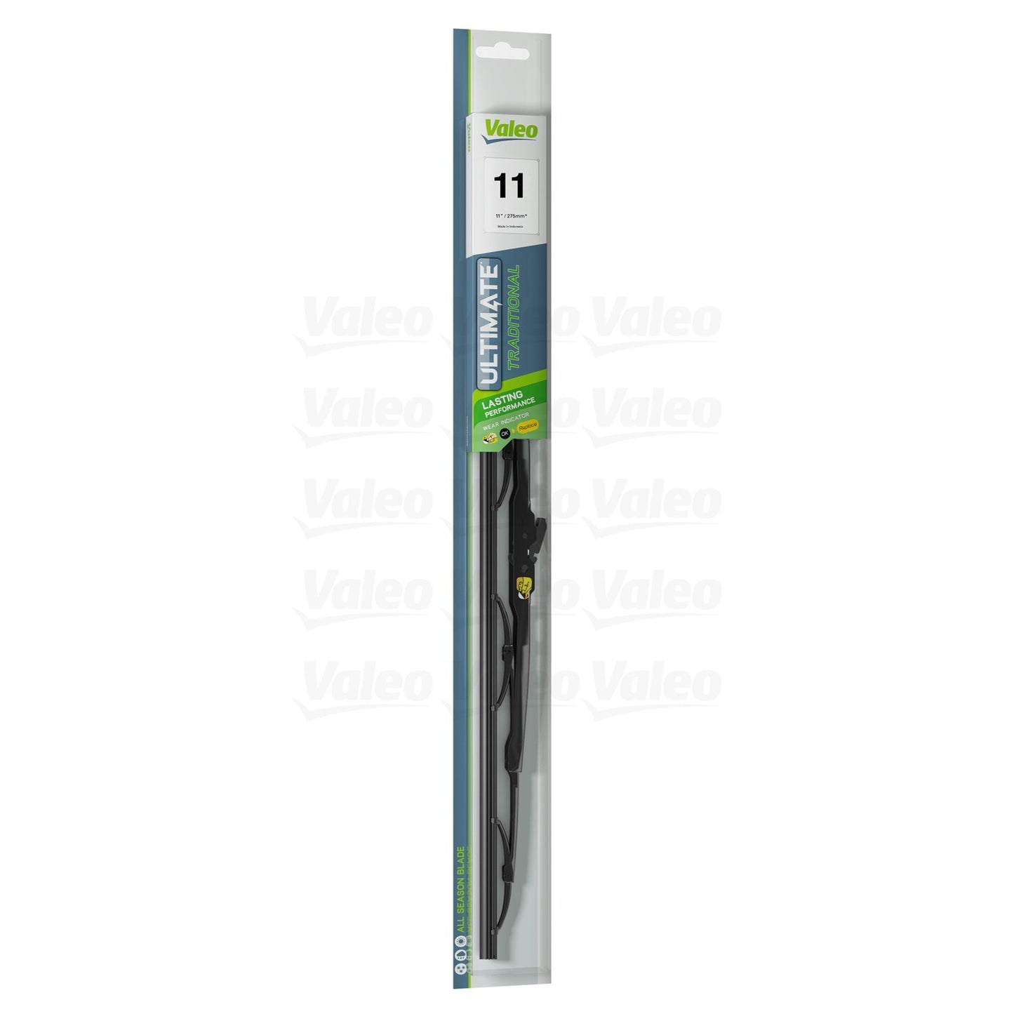 Front View of Rear Windshield Wiper Blade VALEO 11