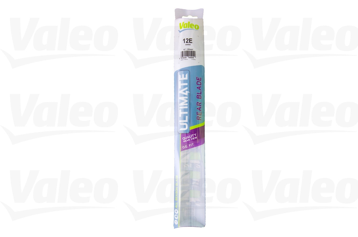 Package View of Rear Windshield Wiper Blade VALEO 12E