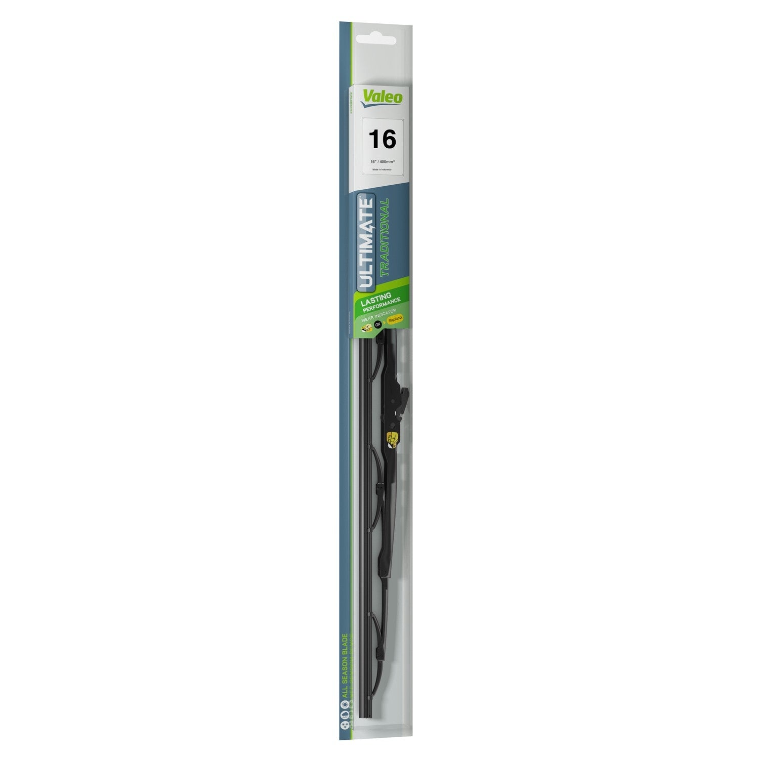 Front View of Rear Windshield Wiper Blade VALEO 16