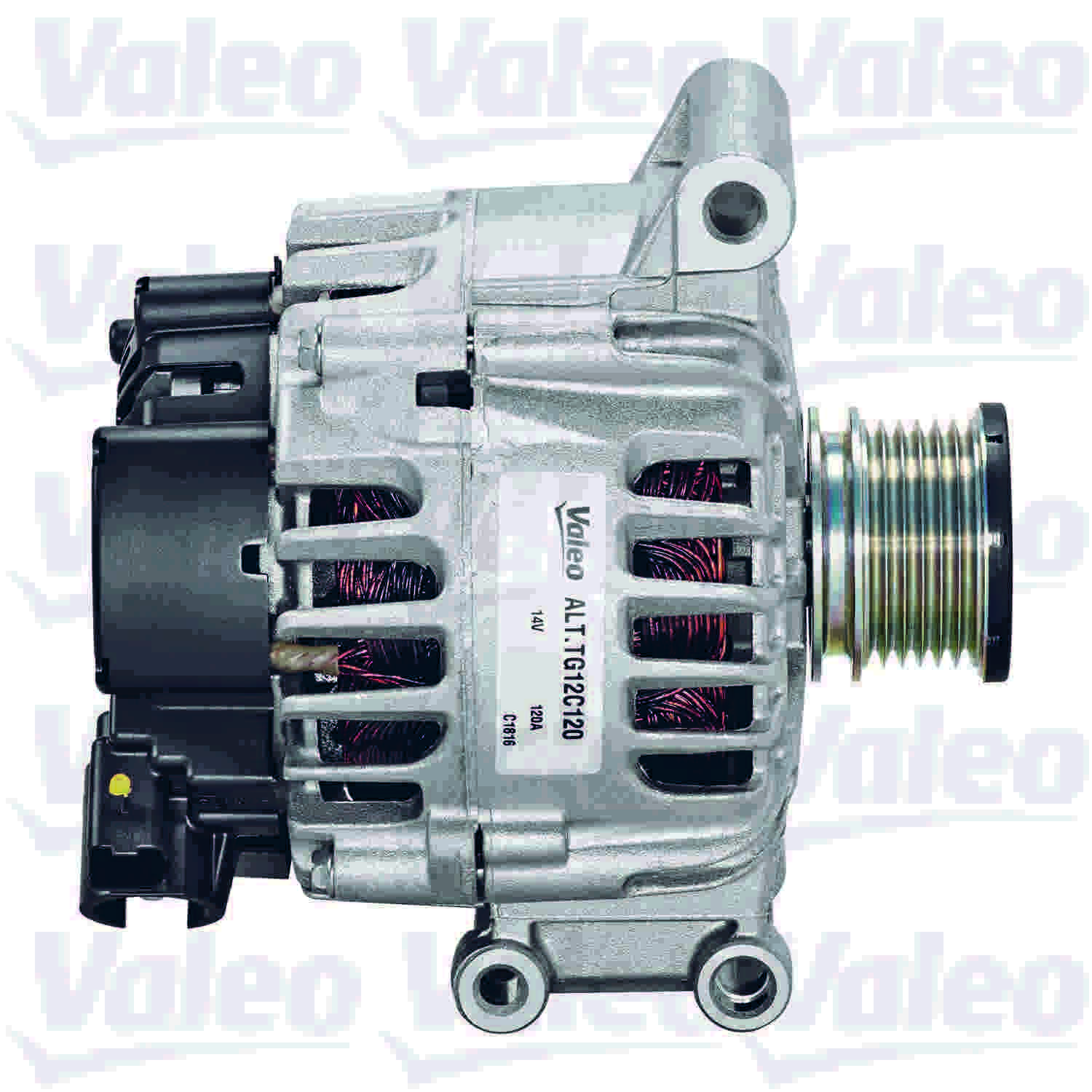 Angle View of Alternator VALEO 439617