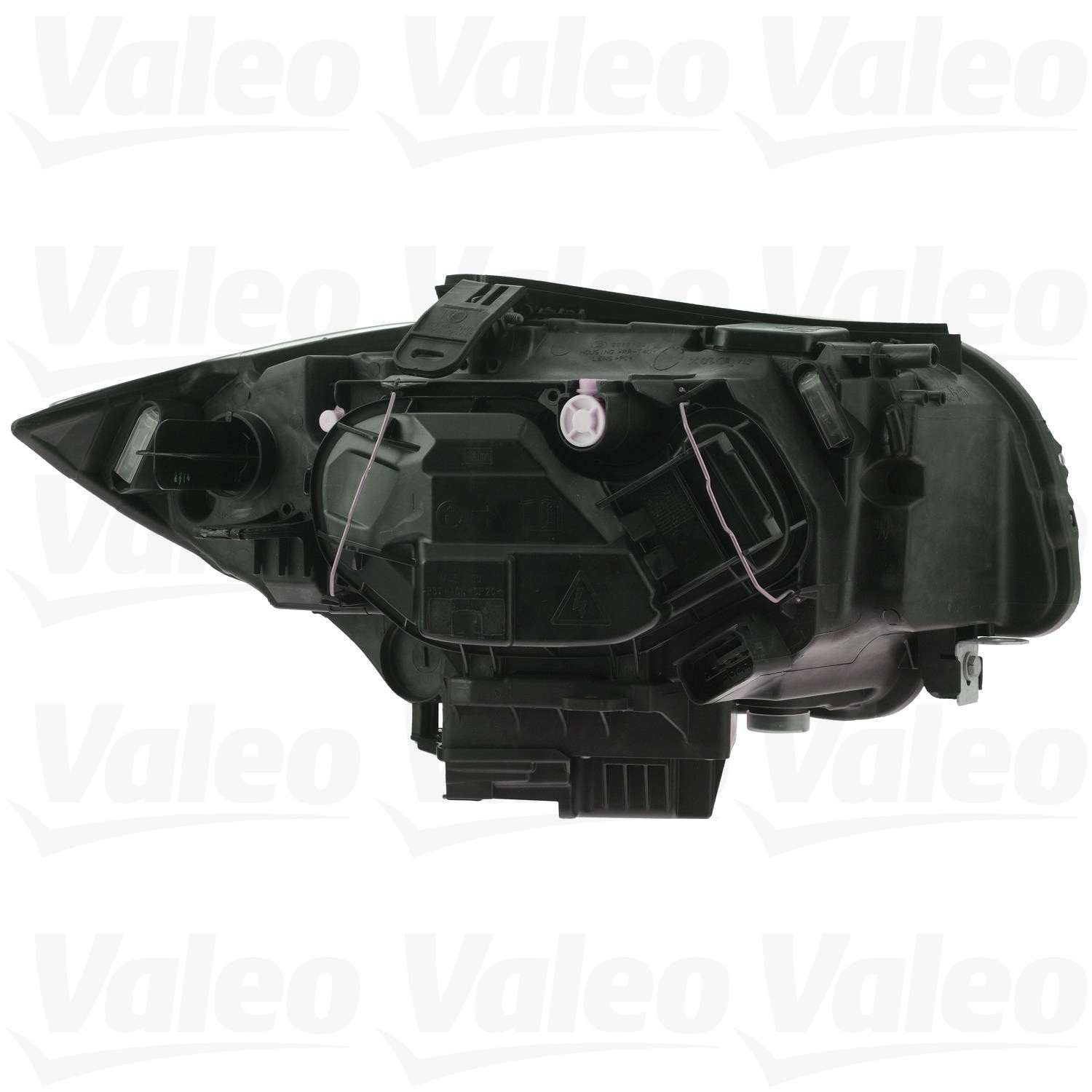 Back View of Front Left Headlight Assembly VALEO 44797