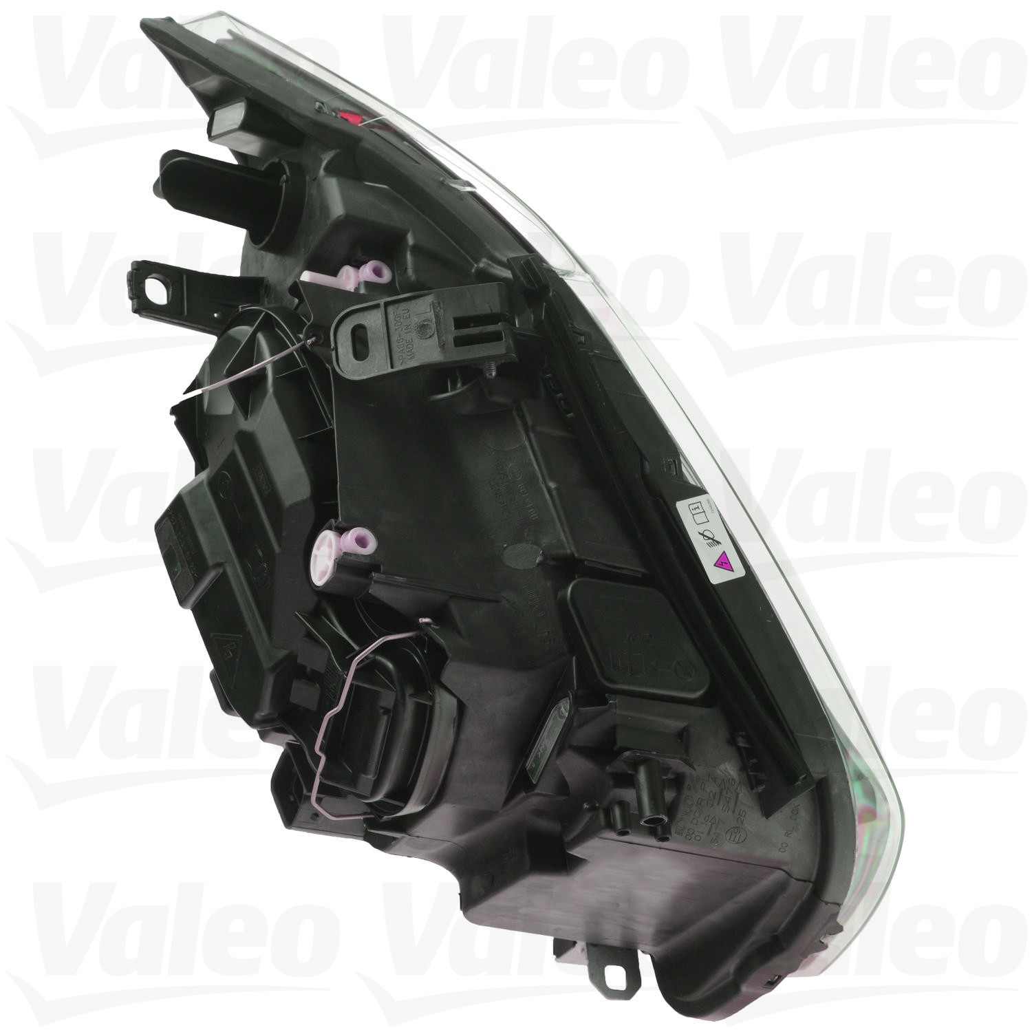 Top View of Front Left Headlight Assembly VALEO 44797