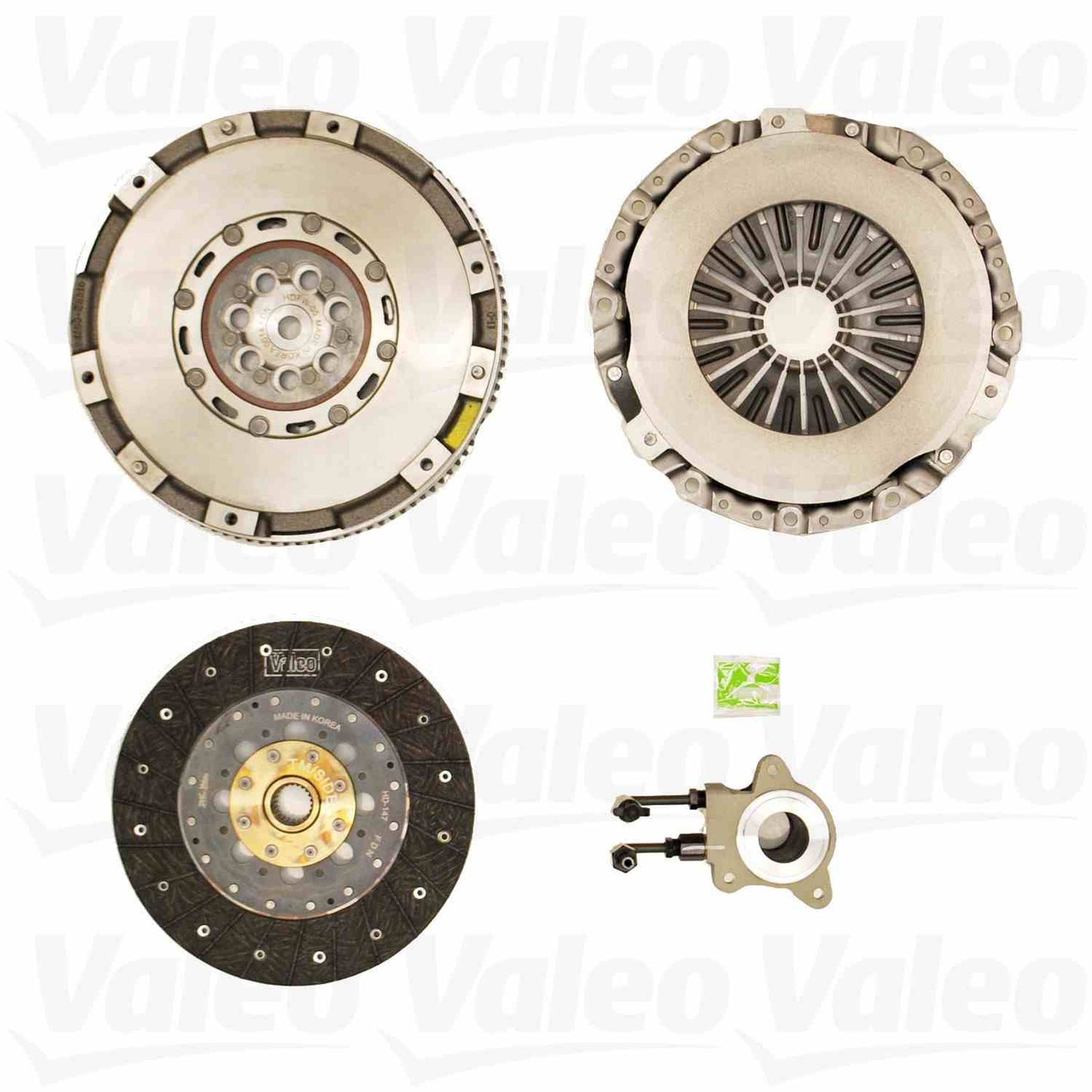 Back View of Transmission Clutch and Flywheel Kit VALEO 52353202