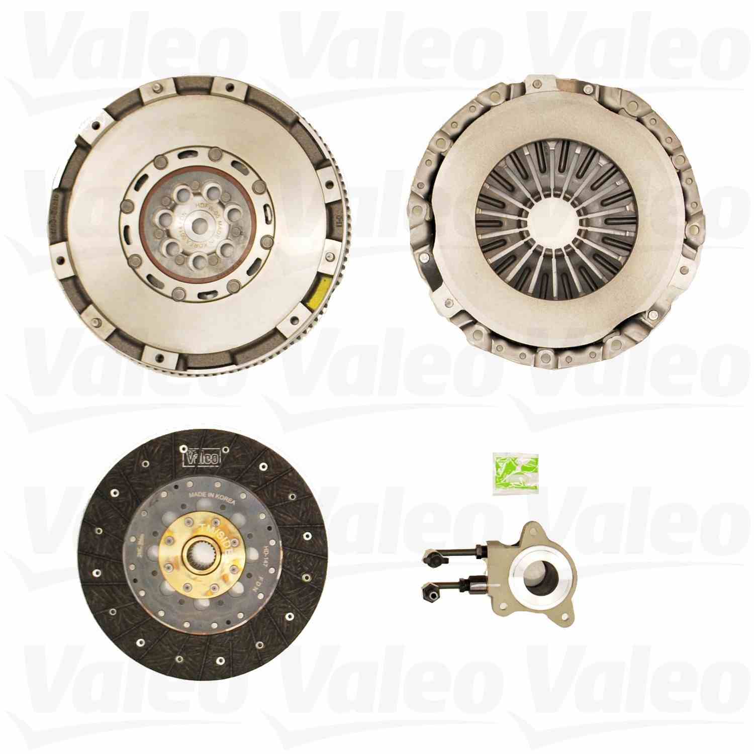 Back View of Transmission Clutch and Flywheel Kit VALEO 52353202