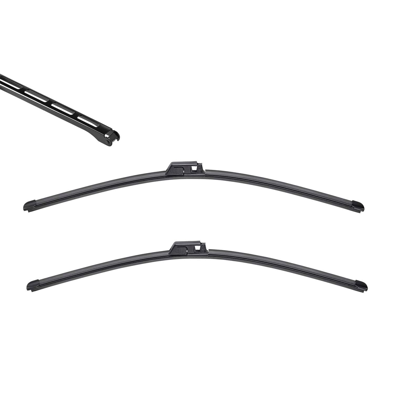 Front View of Front Windshield Wiper Blade Set VALEO 574305