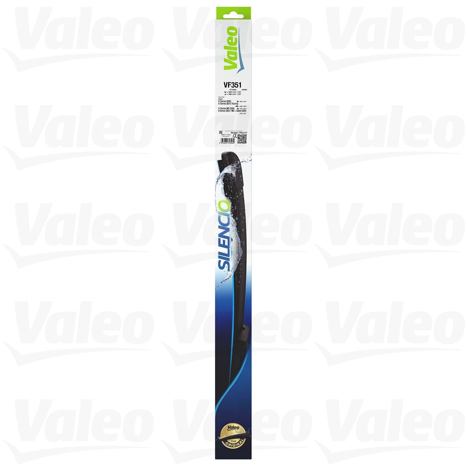 Right View of Front Windshield Wiper Blade Set VALEO 574306