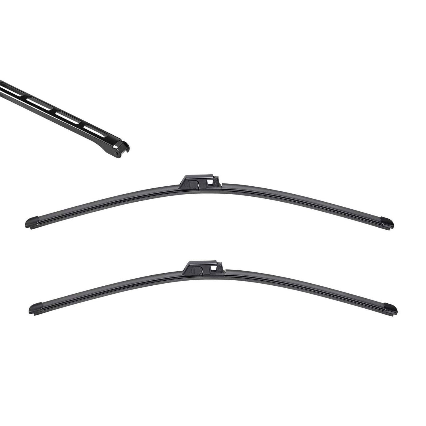 Front View of Front Windshield Wiper Blade Set VALEO 574307