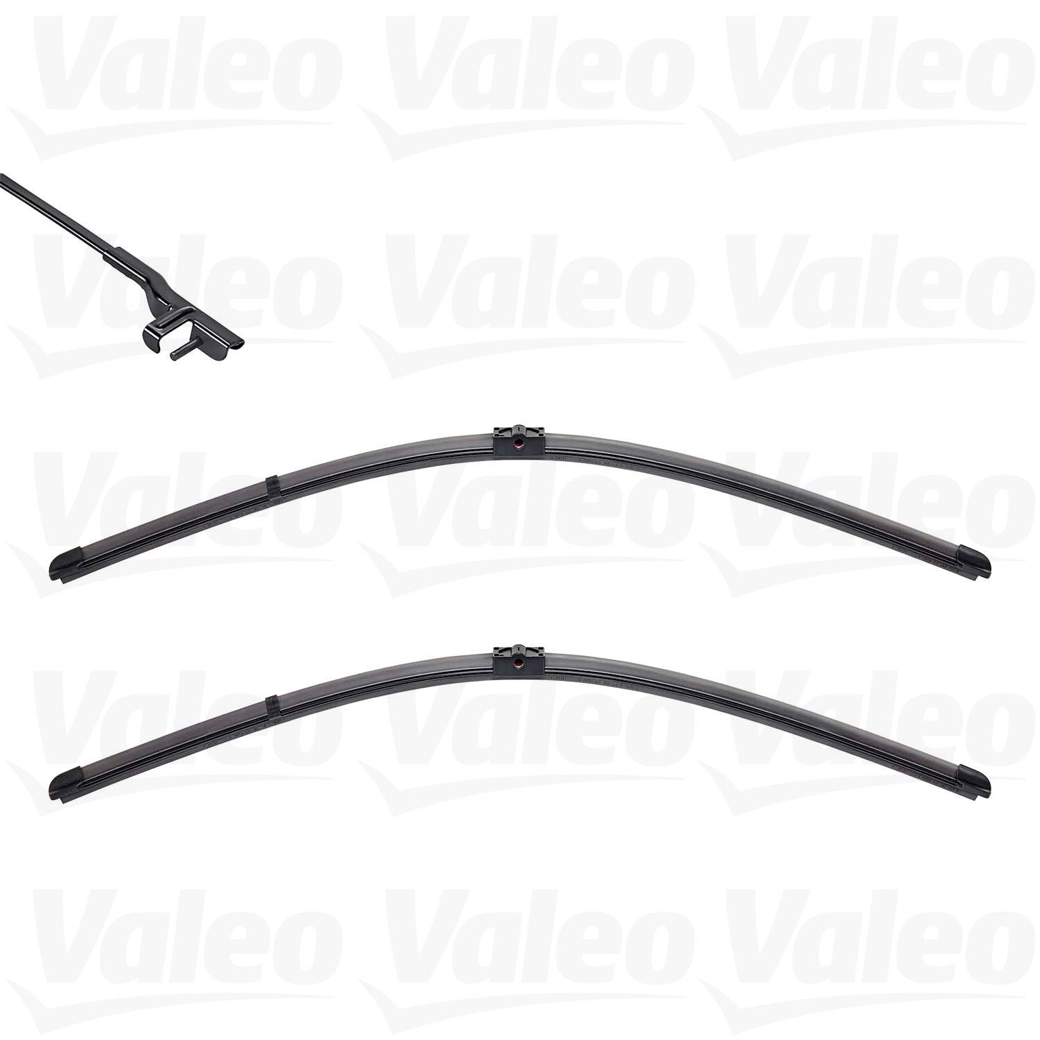 Front View of Front Windshield Wiper Blade Set VALEO 574317