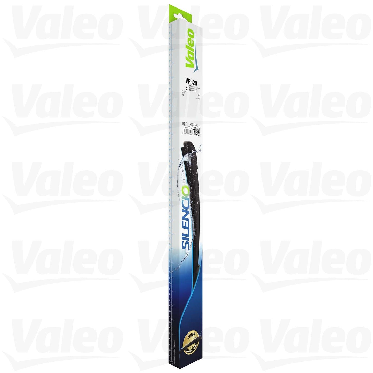 Side View of Front Windshield Wiper Blade Set VALEO 574320