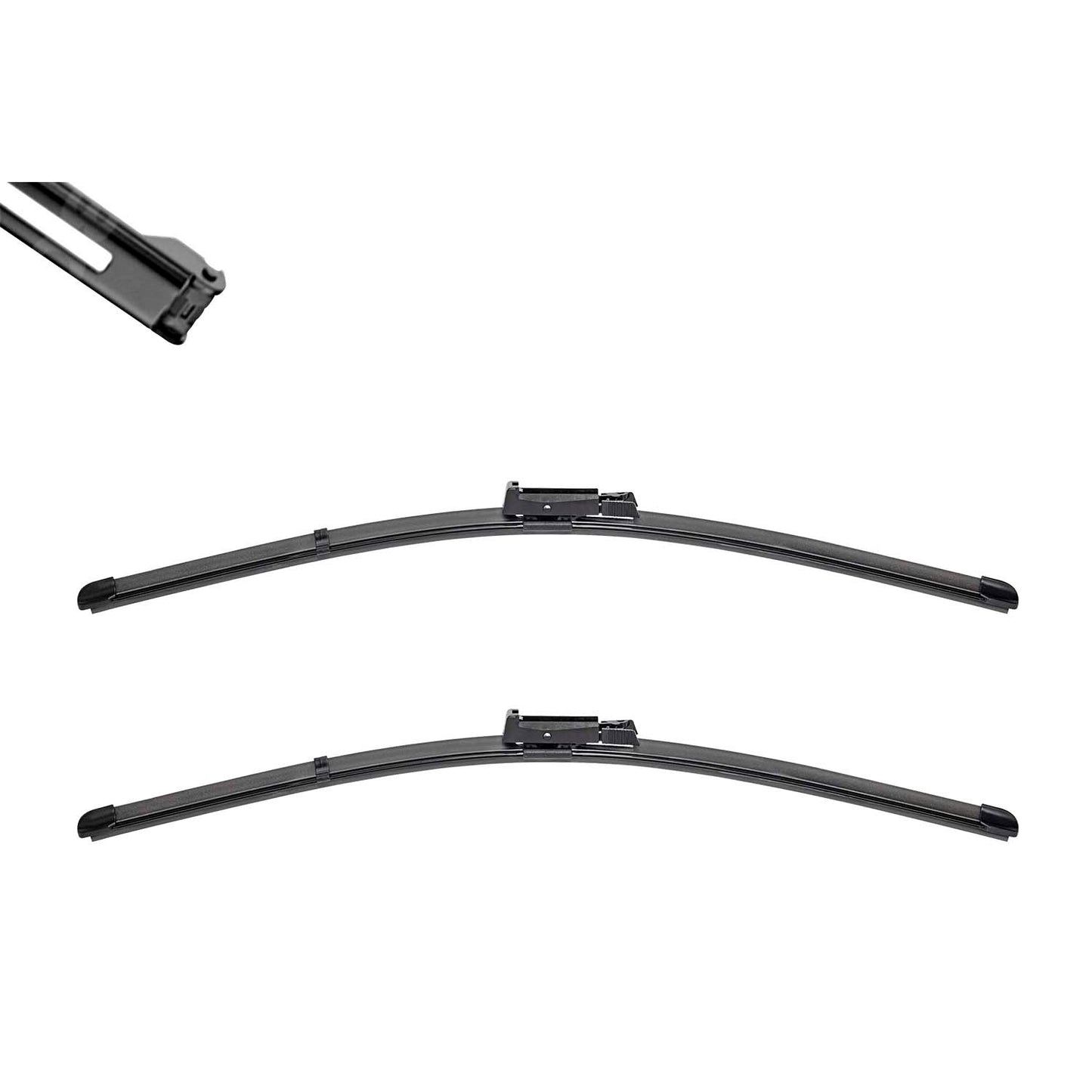 Front Windshield Wiper Blade Set VALEO 574464 For Audi S6 A6 A6 Quattro