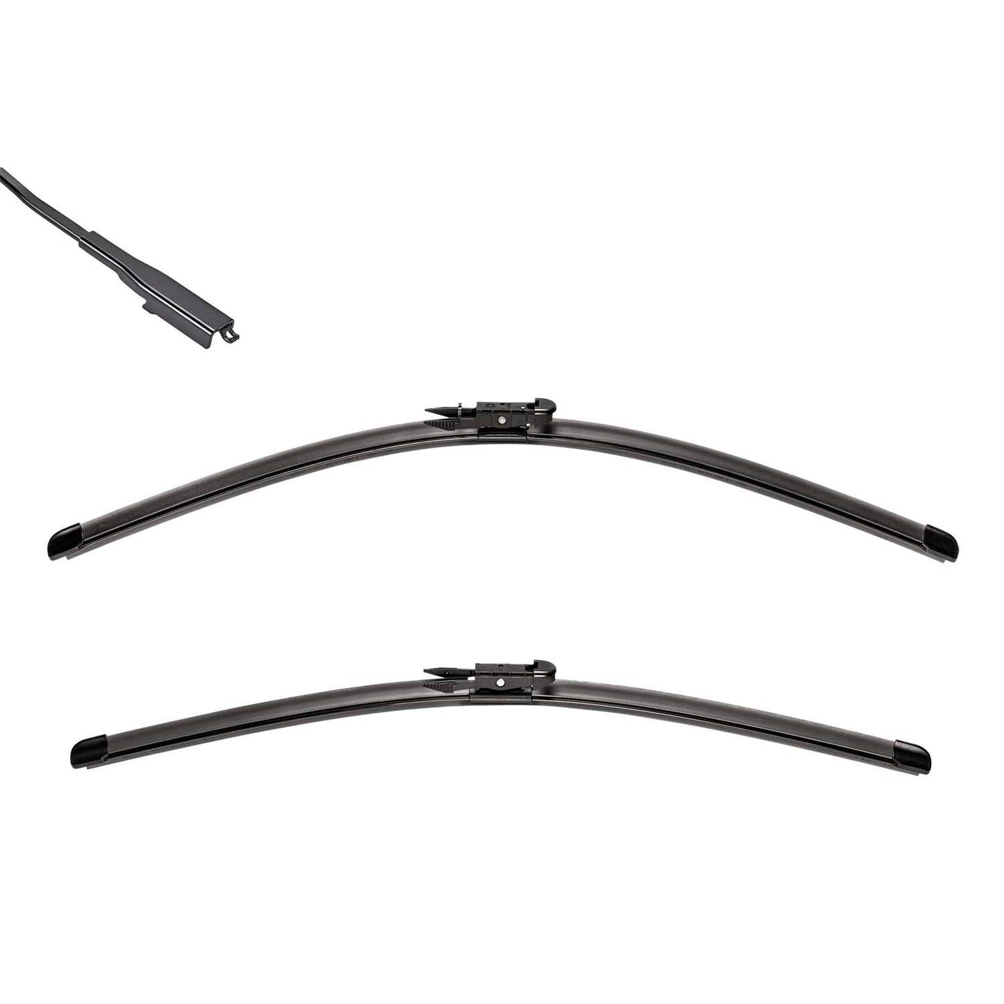 Front View of Front Windshield Wiper Blade Set VALEO 574478