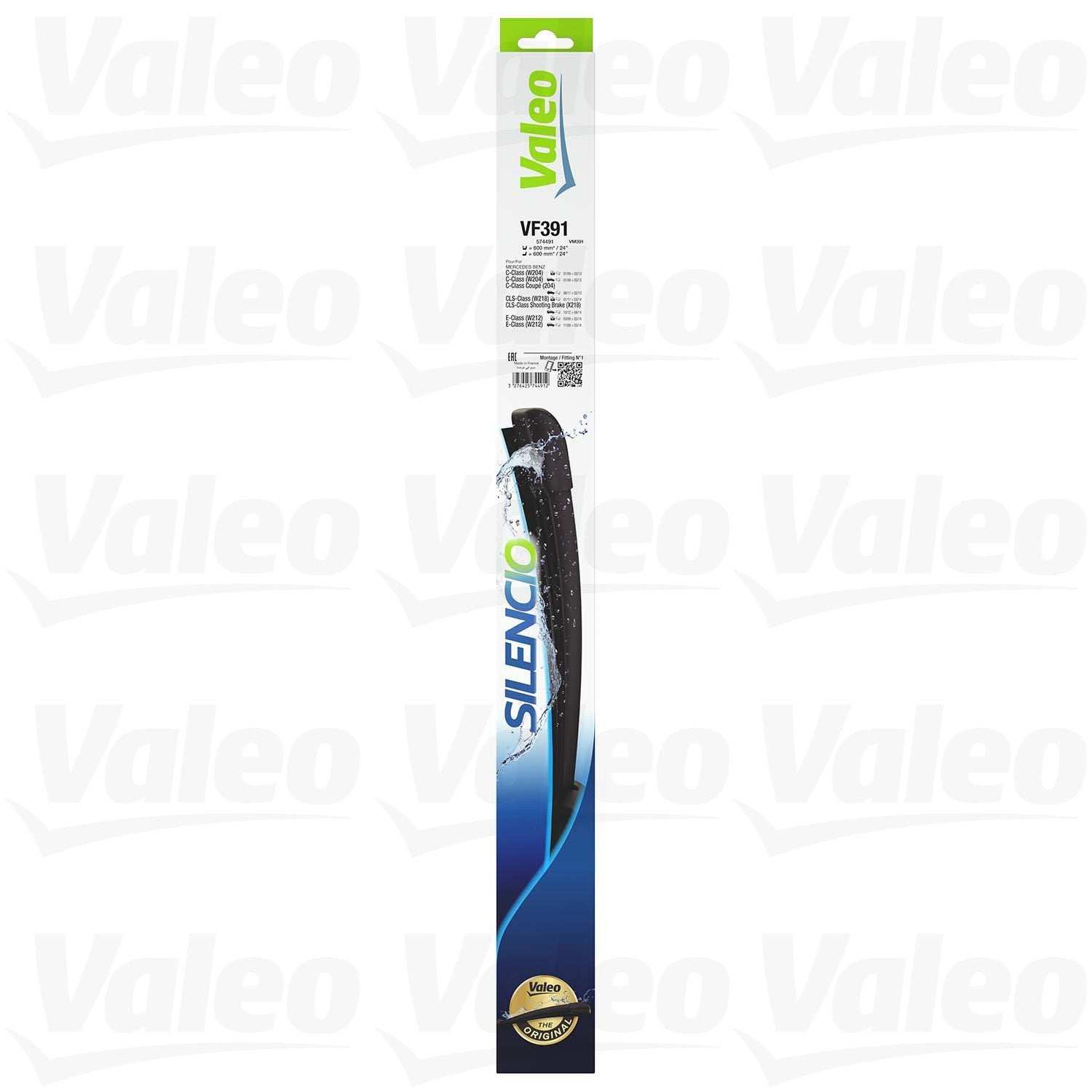 Right View of Front Windshield Wiper Blade Set VALEO 574491