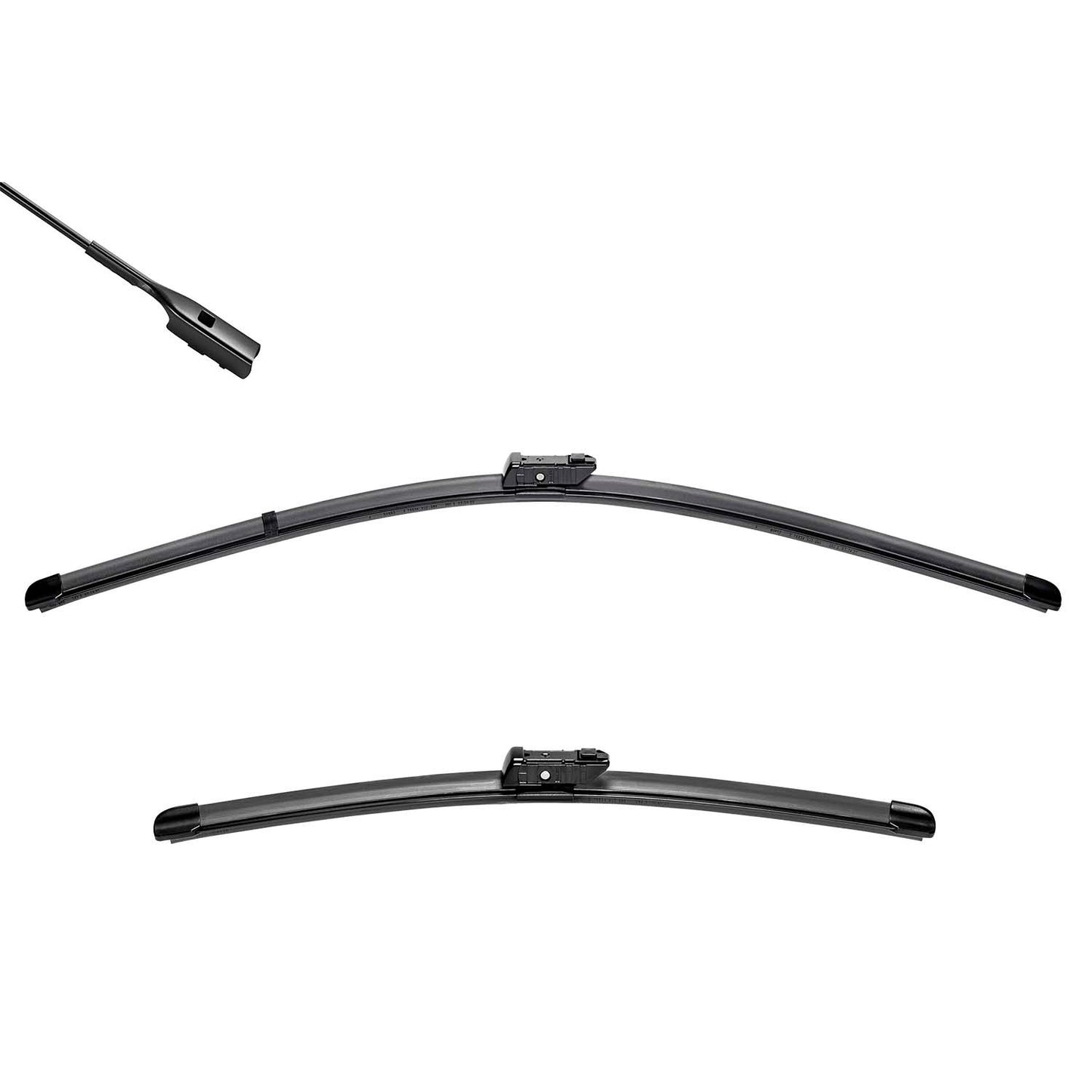 Front View of Front Windshield Wiper Blade Set VALEO 574591