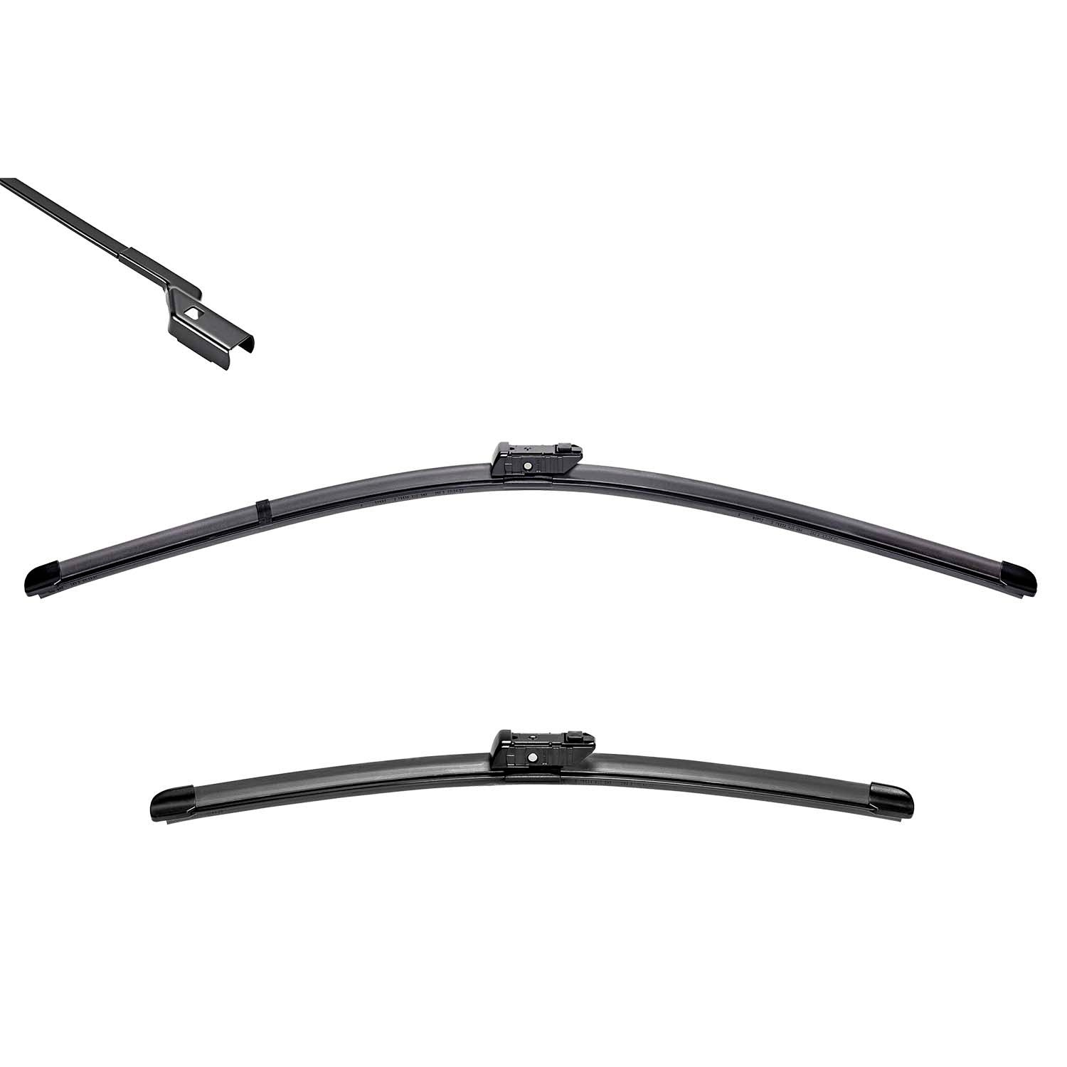 Front View of Front Windshield Wiper Blade Set VALEO 577865