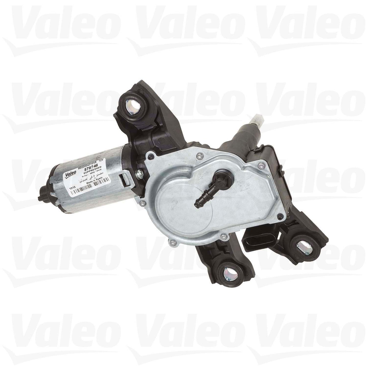 Back View of Rear Windshield Wiper Motor VALEO 579746