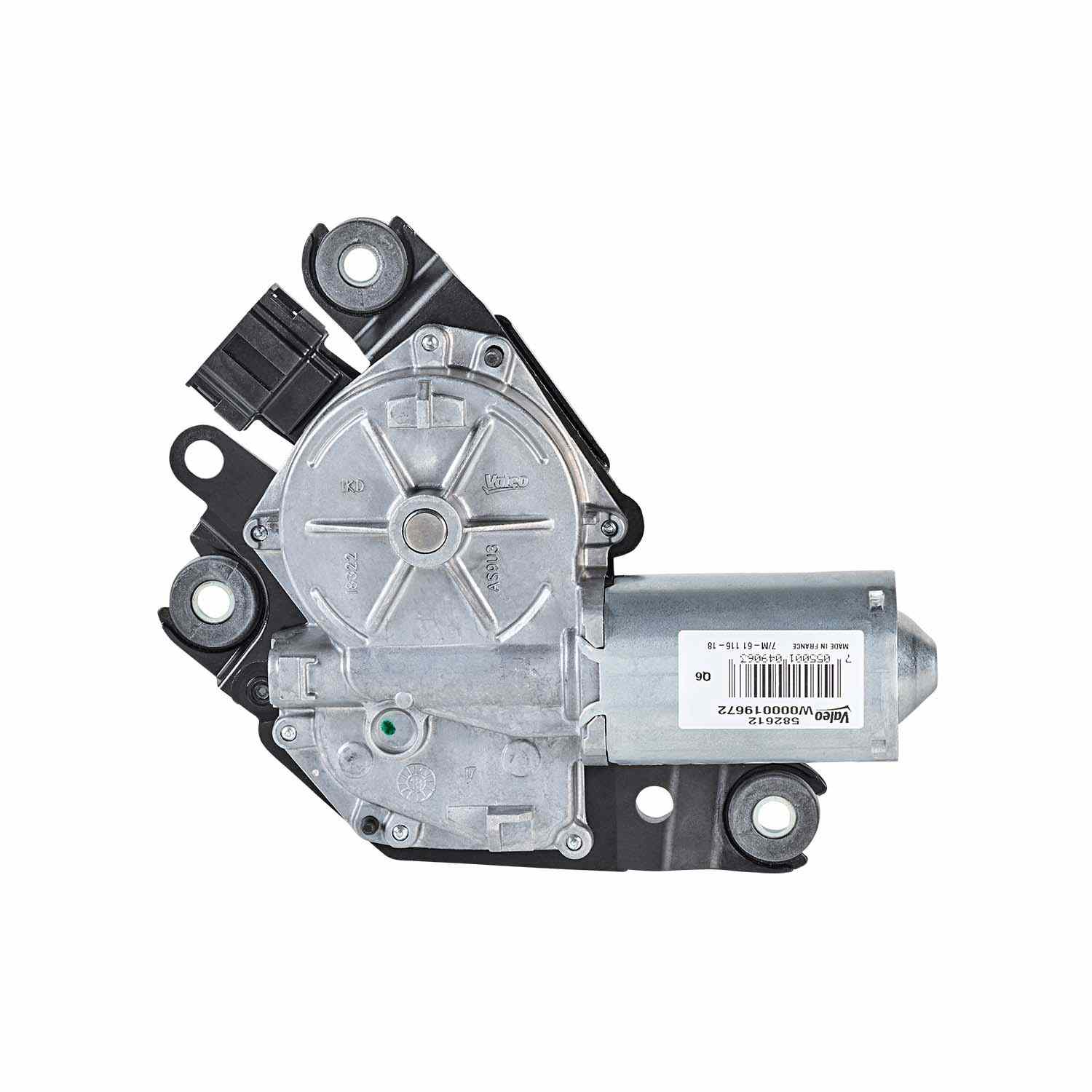 Left View of Rear Windshield Wiper Motor VALEO 582612