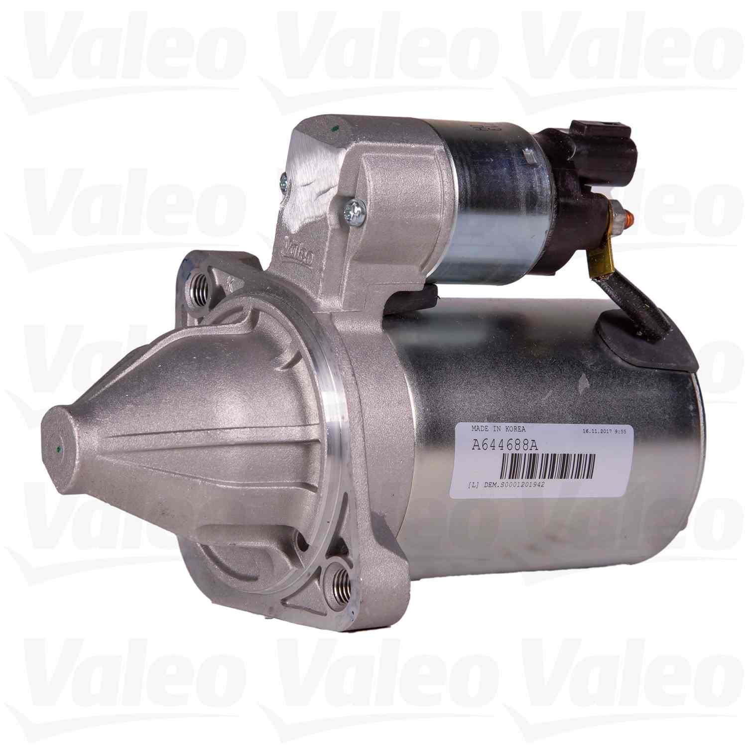 Angle View of Starter Motor VALEO 600212