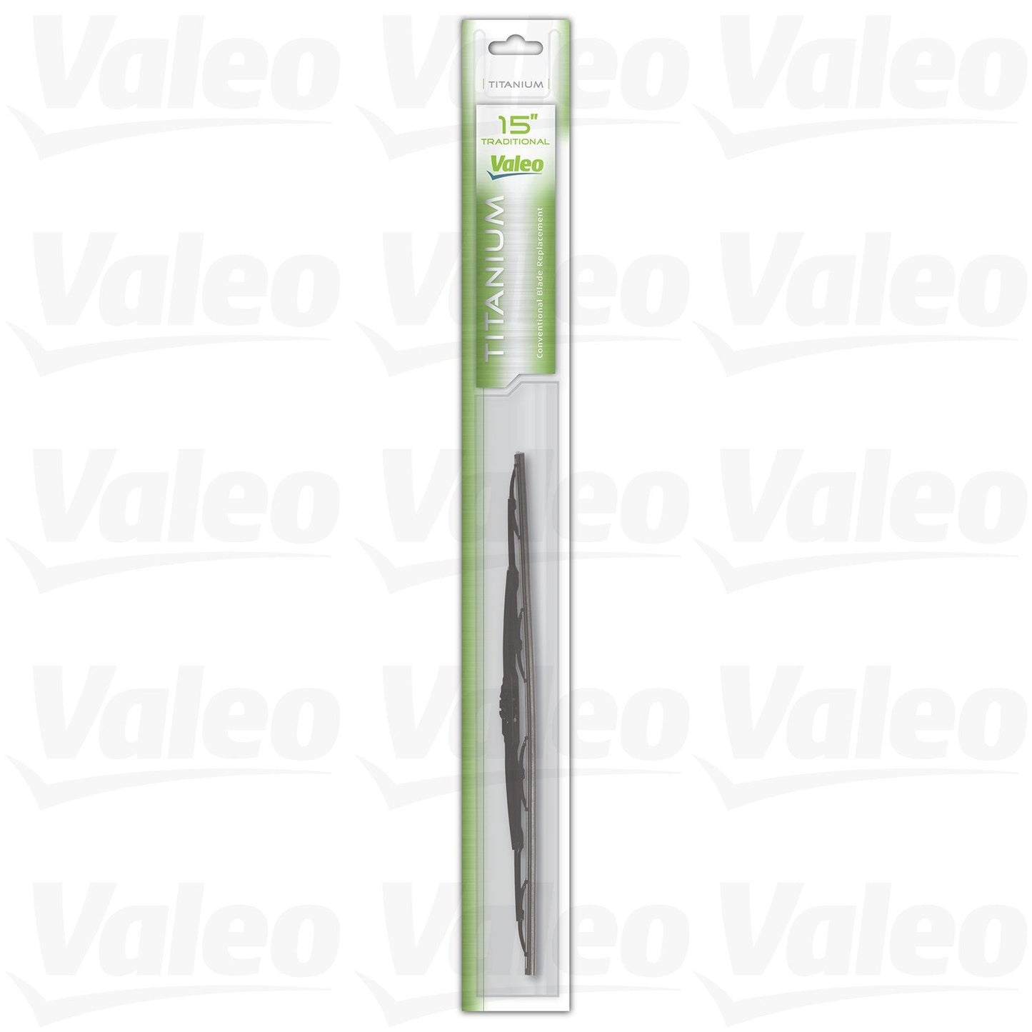 Front View of Front Left Windshield Wiper Blade VALEO 604466