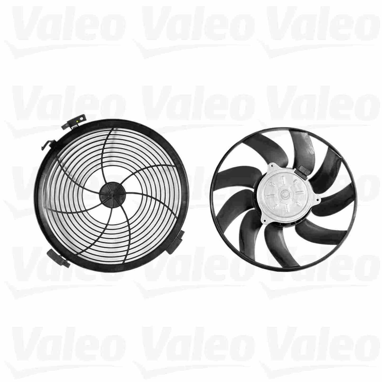 Back View of Right Engine Cooling Fan VALEO 696082