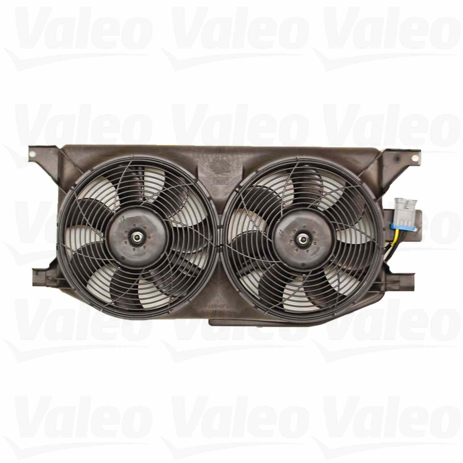 Front View of Rear Engine Cooling Fan VALEO 698607