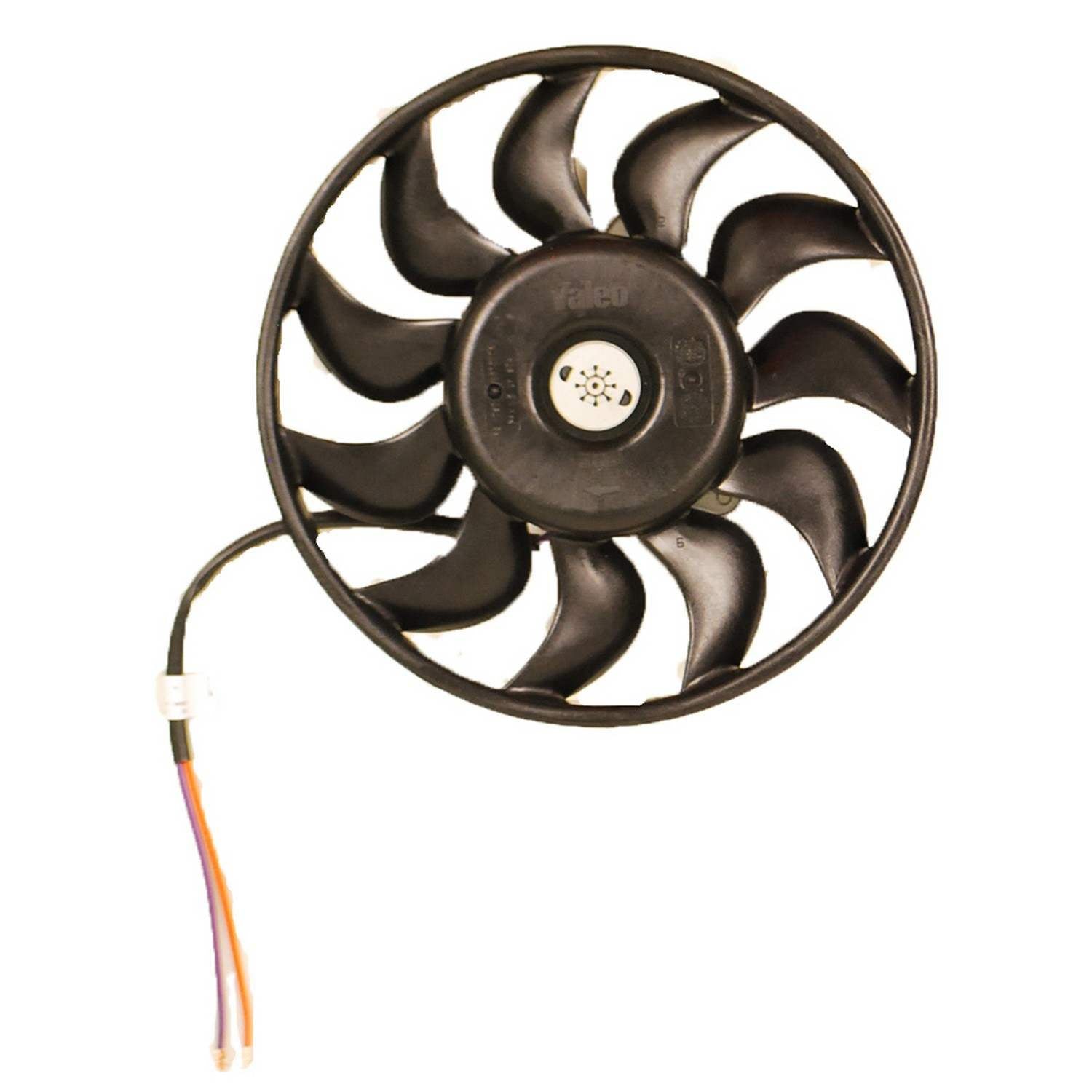 Front View of Engine Cooling Fan VALEO 698611