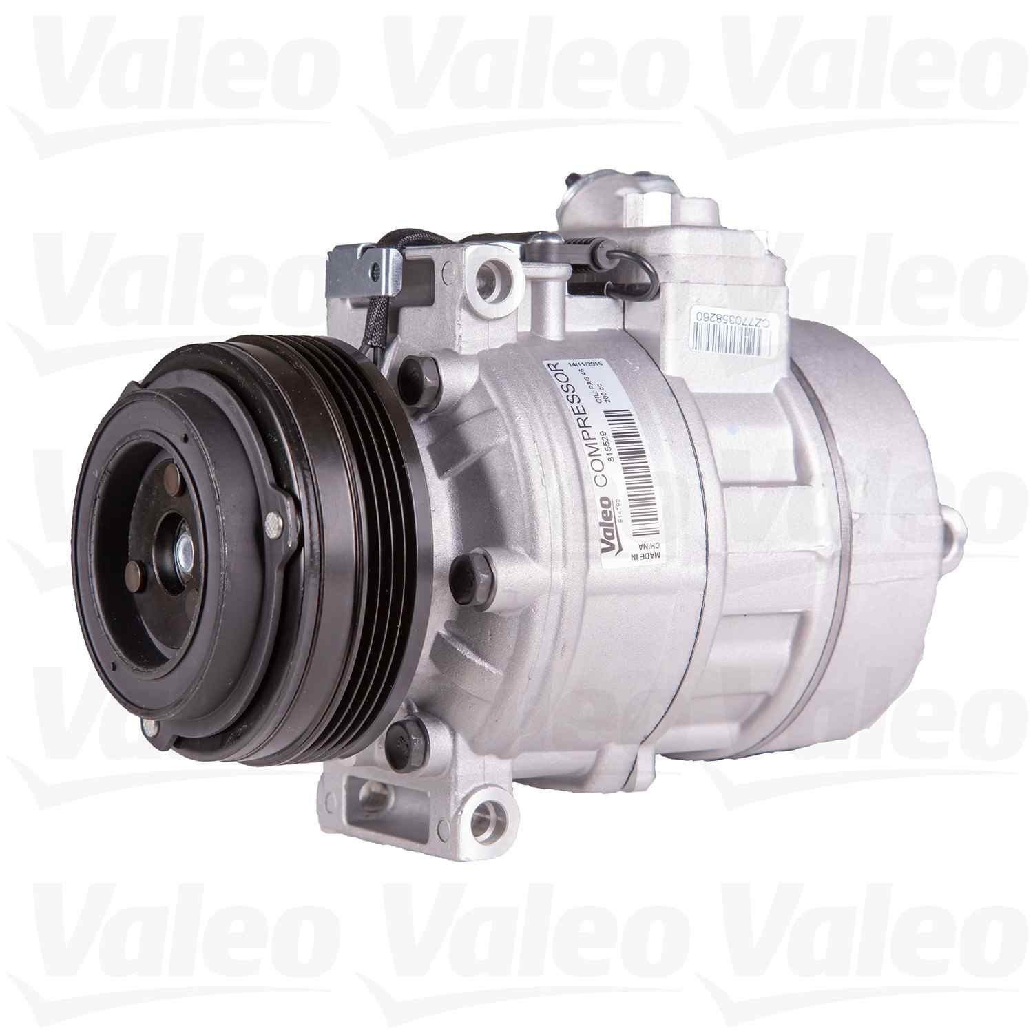 Angle View of A/C Compressor VALEO 815529