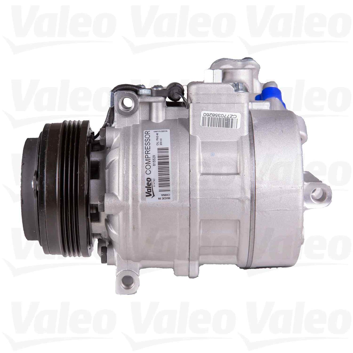 Side View of A/C Compressor VALEO 815529