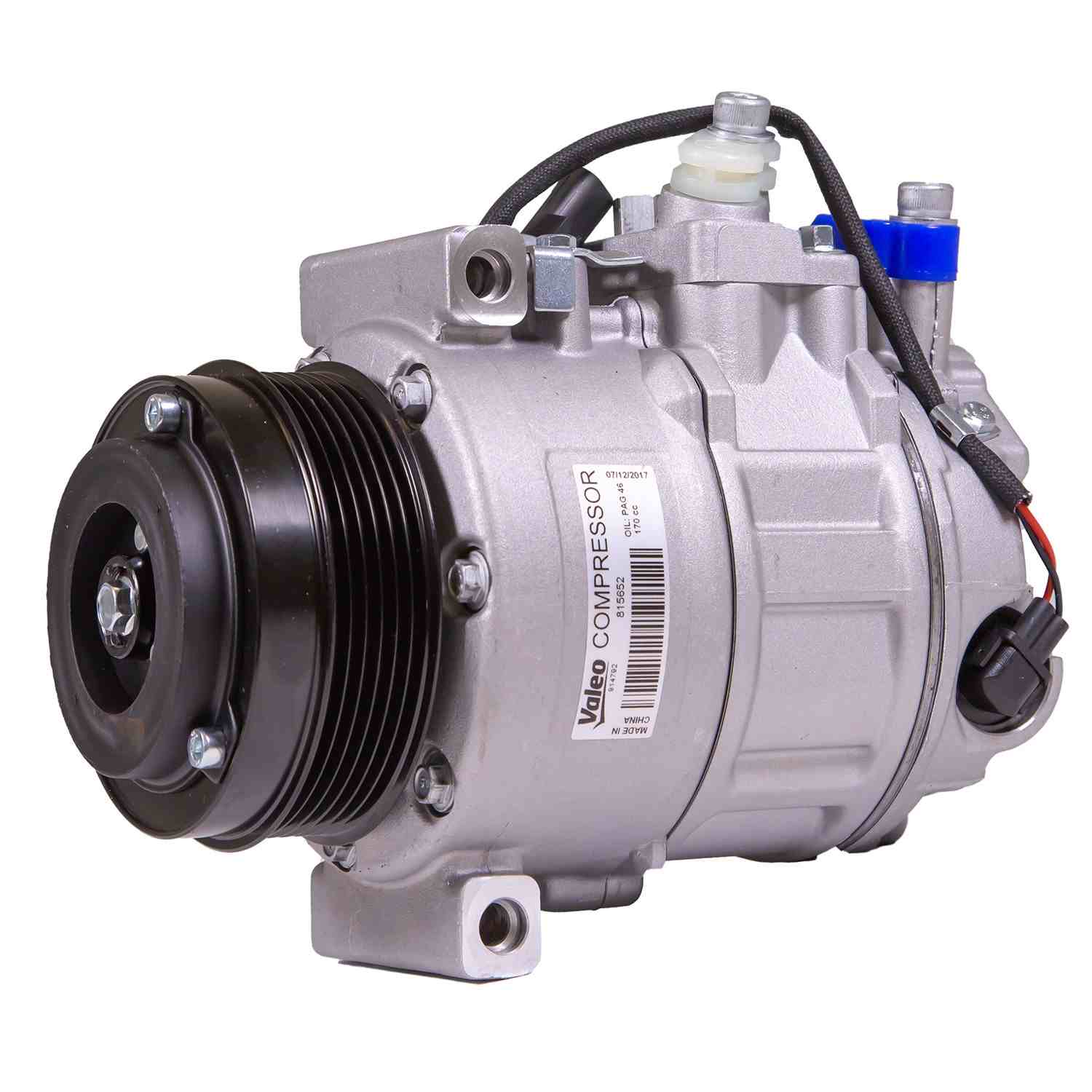 Angle View of A/C Compressor VALEO 815652