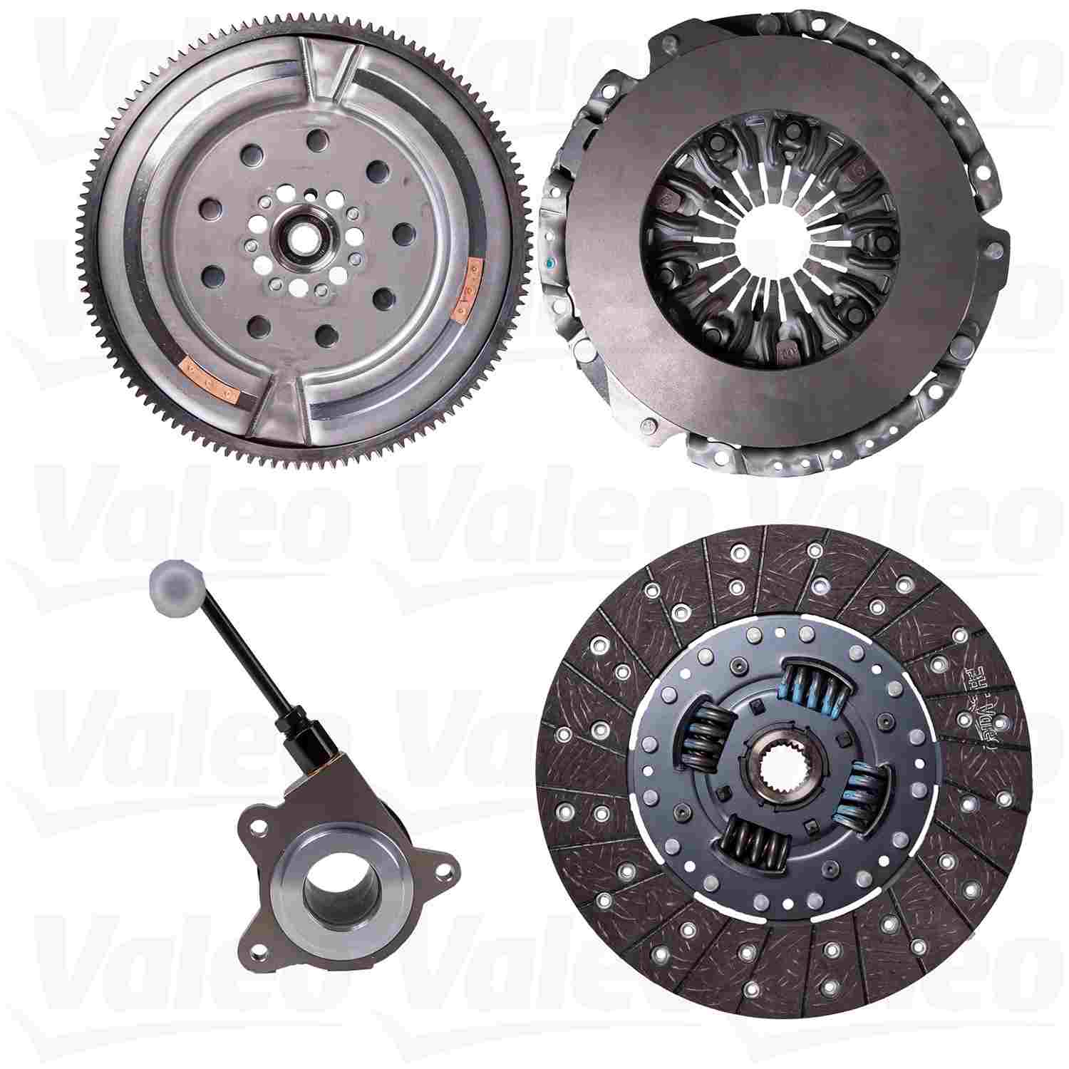 Back View of Transmission Clutch and Flywheel Kit VALEO 874201