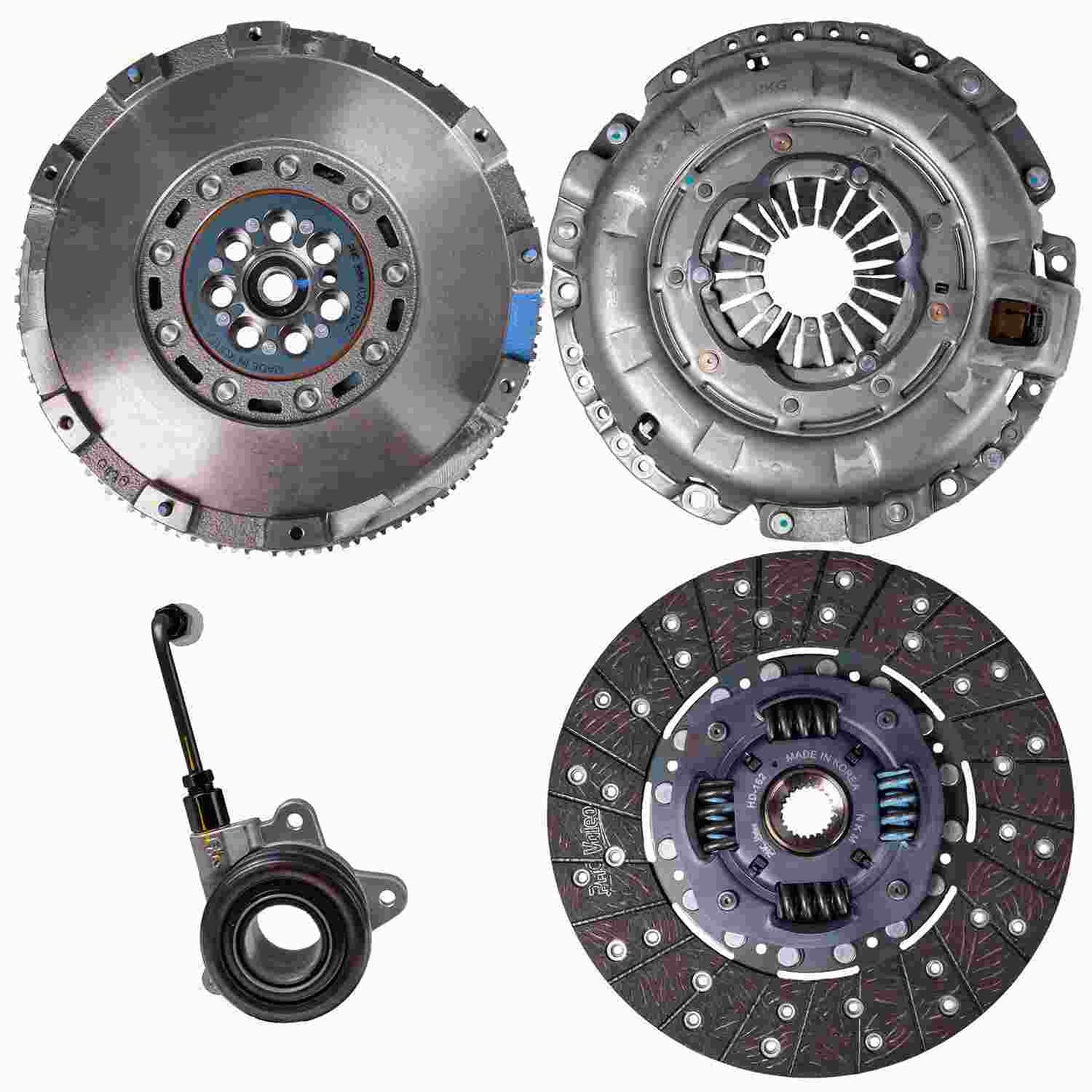 Front View of Transmission Clutch and Flywheel Kit VALEO 874201