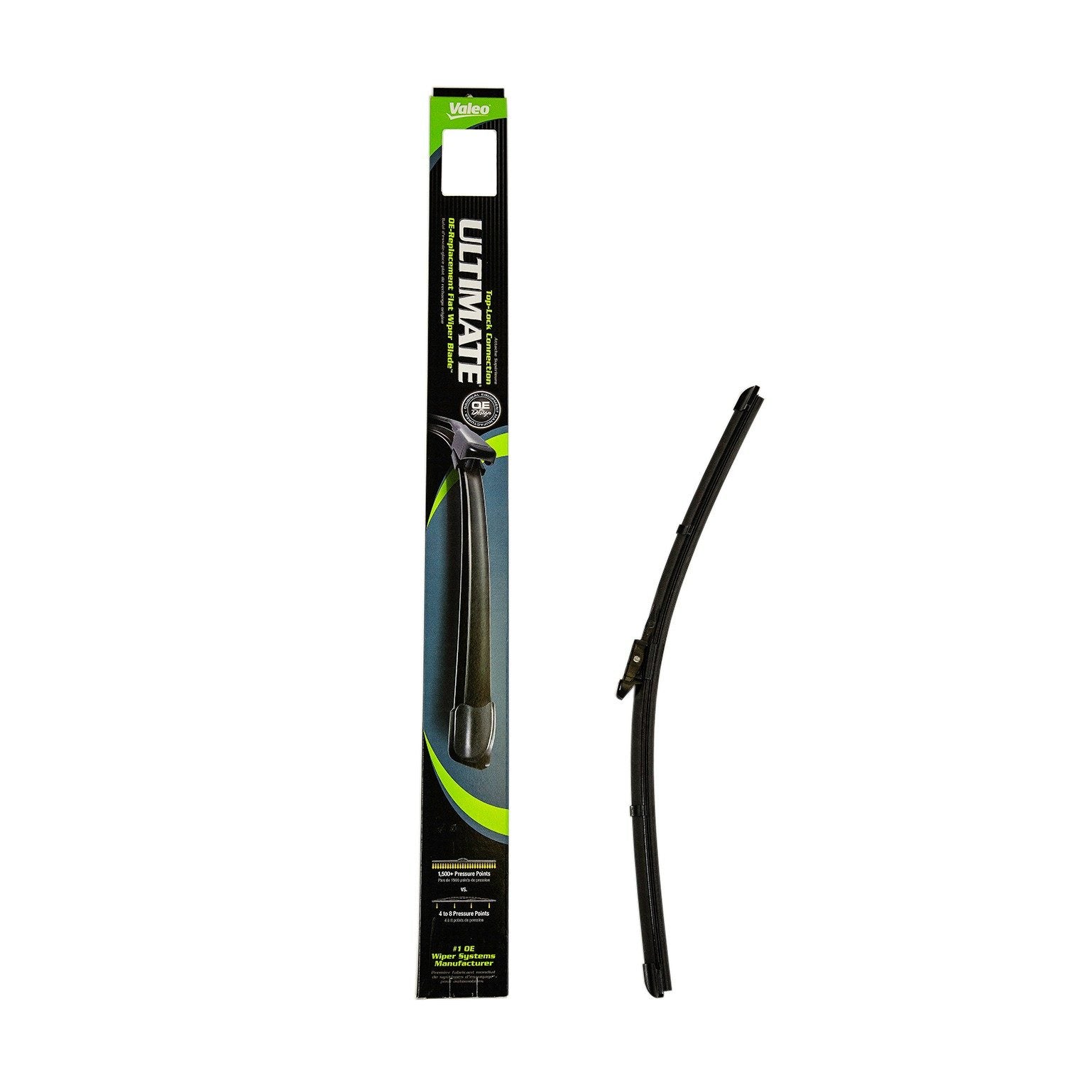 Front View of Front Left Windshield Wiper Blade VALEO 900-20-7B