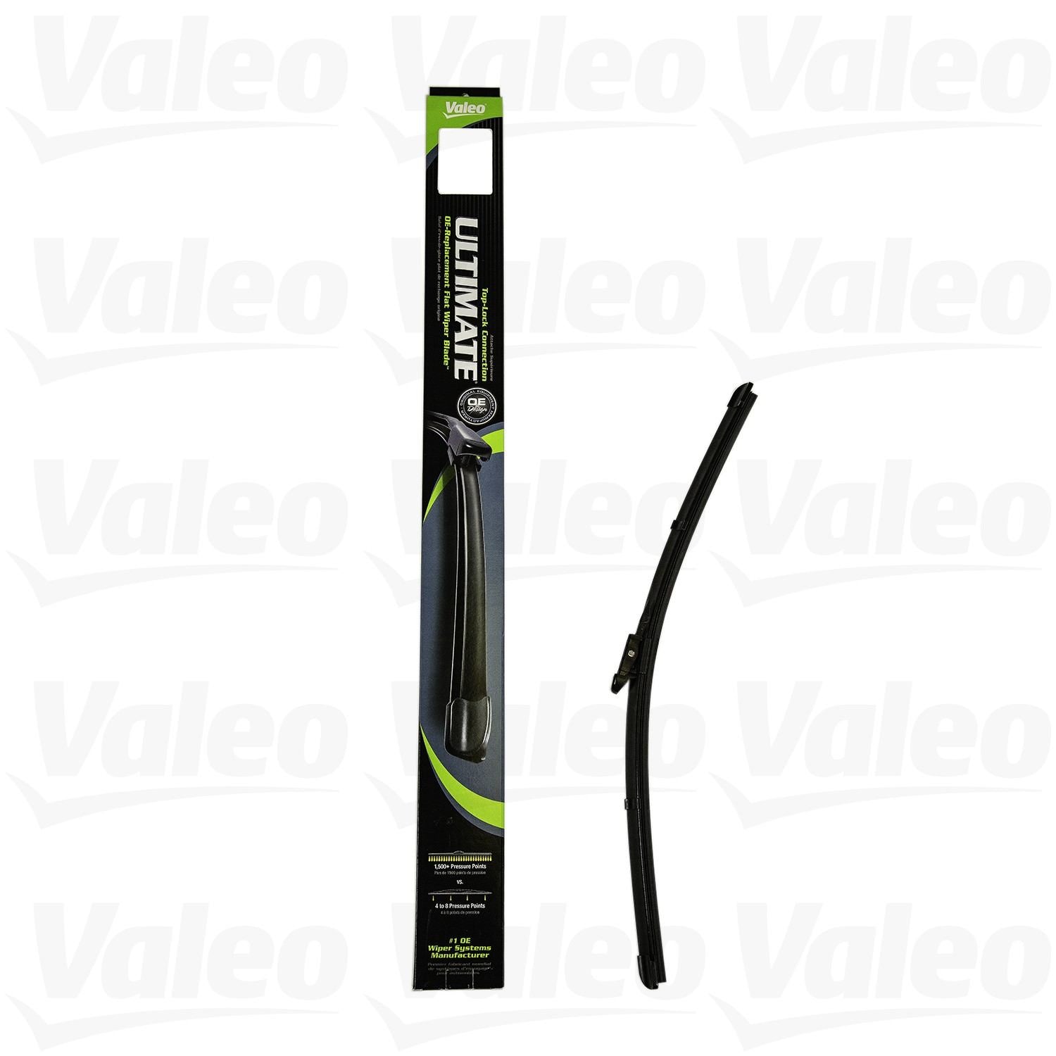 Top View of Front Right Windshield Wiper Blade VALEO 900-21-8B