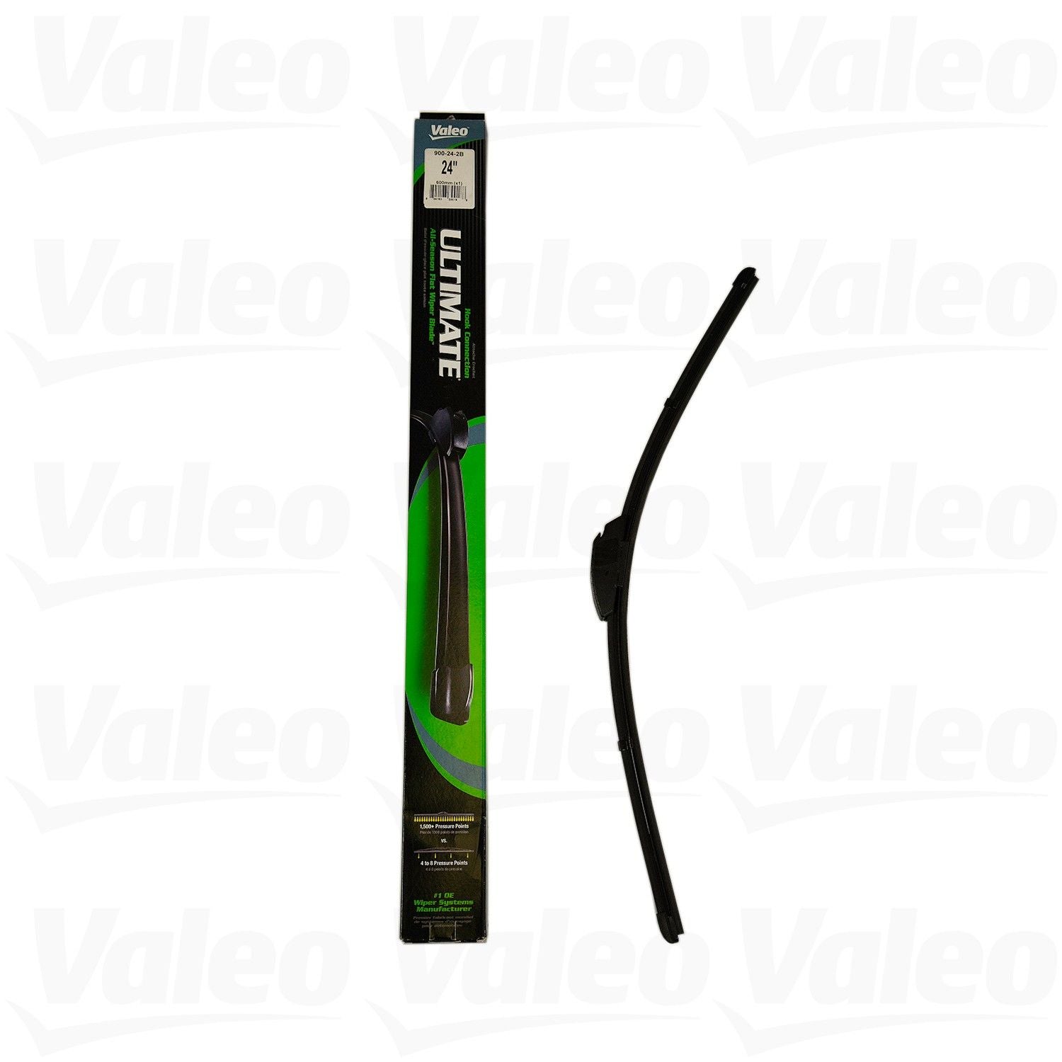 Front View of Front Right Windshield Wiper Blade VALEO 900-24-2B