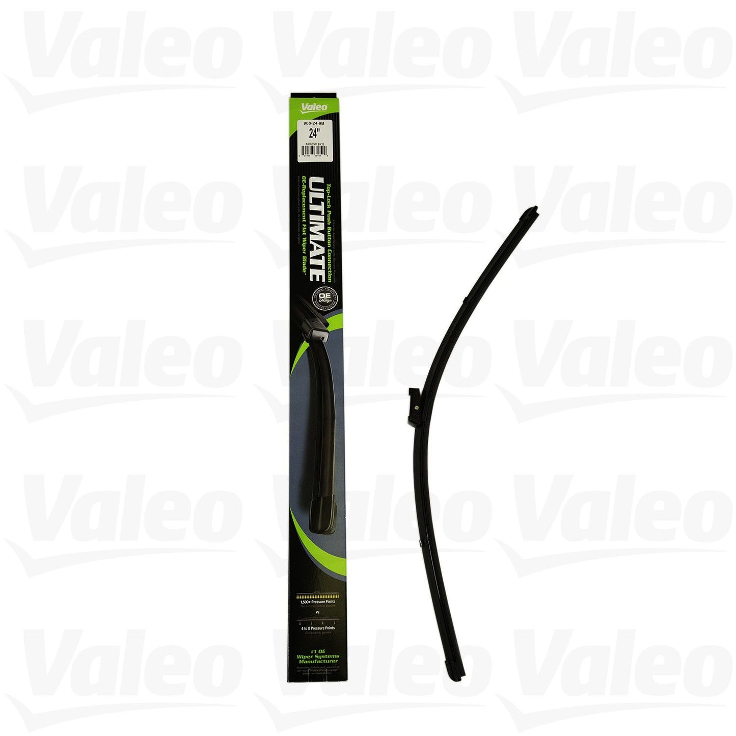 Top View of Front Left Windshield Wiper Blade VALEO 900-24-9B