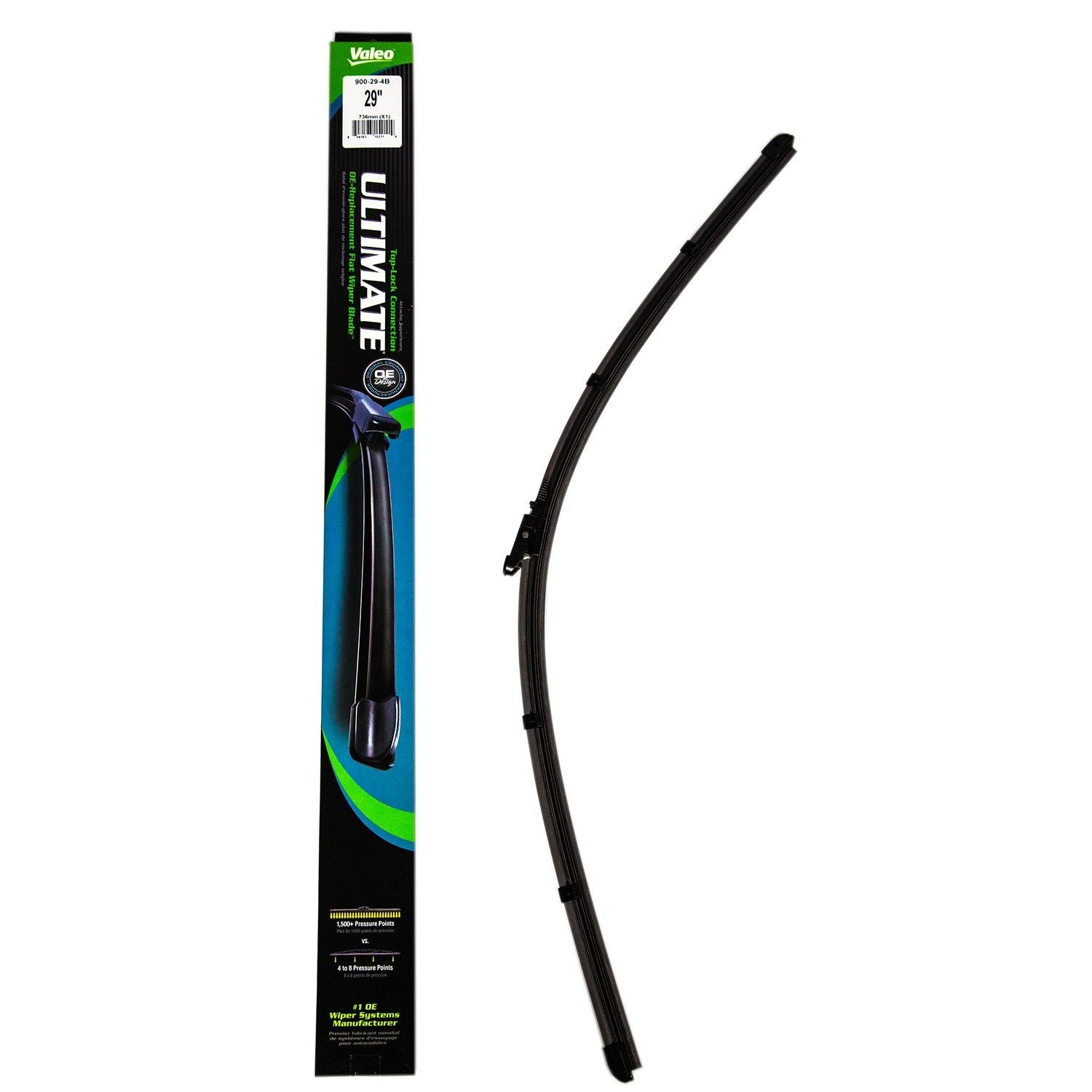 Front View of Front Right Windshield Wiper Blade VALEO 900294B