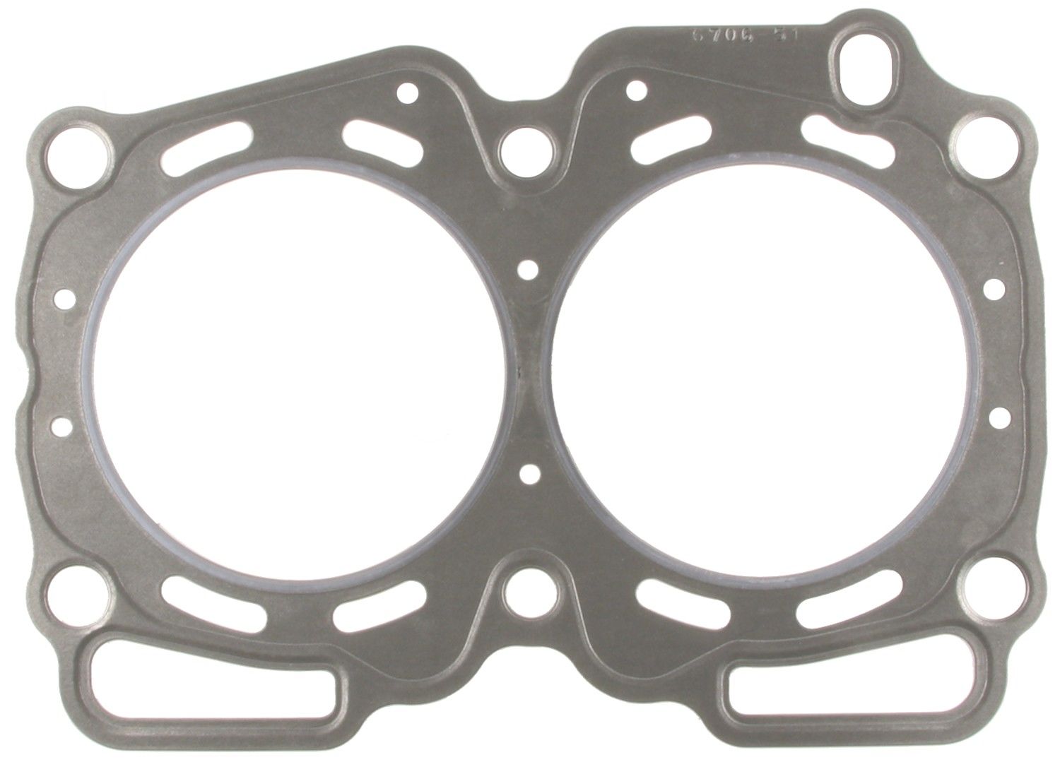 Front View of Engine Cylinder Head Gasket MAHLE 54493