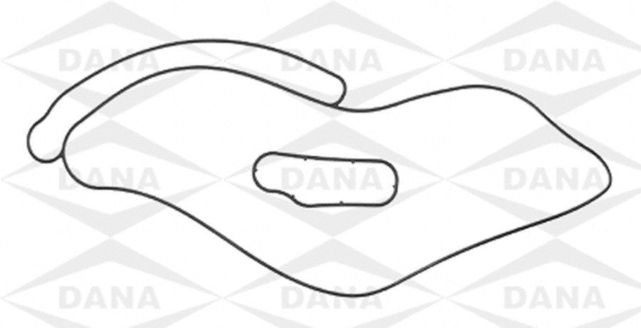 Front View of Engine Water Pump Gasket MAHLE GS31209