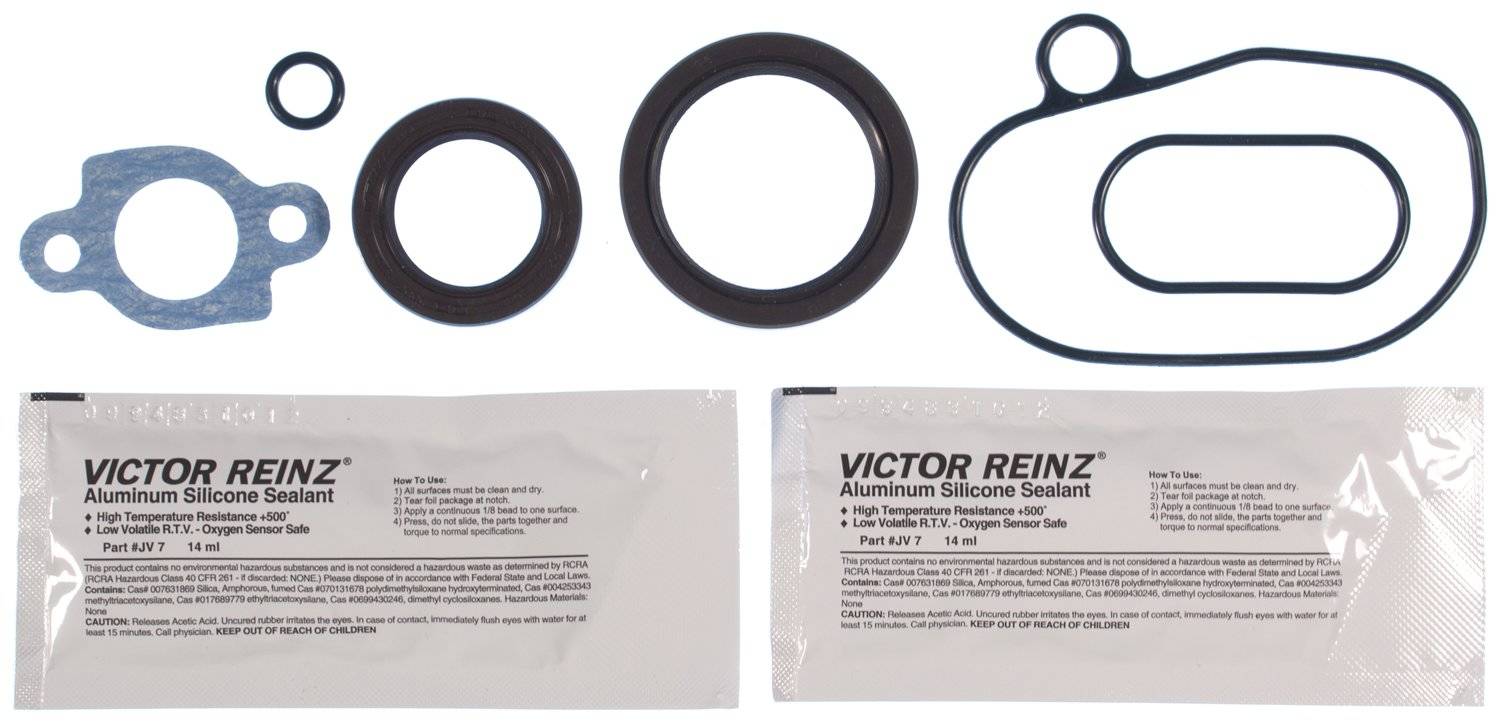 Front View of Engine Timing Cover Gasket Set MAHLE JV1187