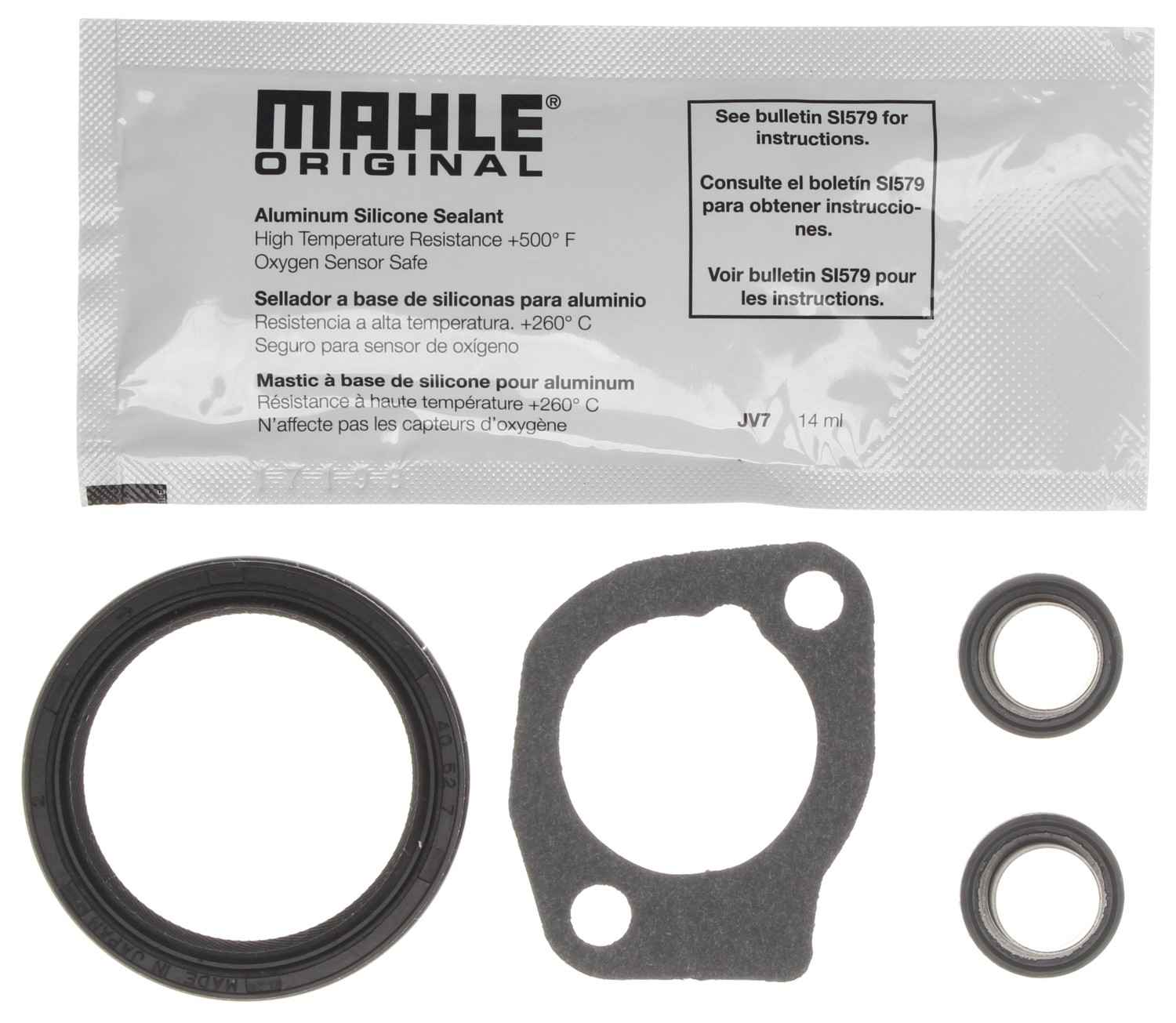 Kit View of Engine Timing Cover Gasket Set MAHLE JV5005