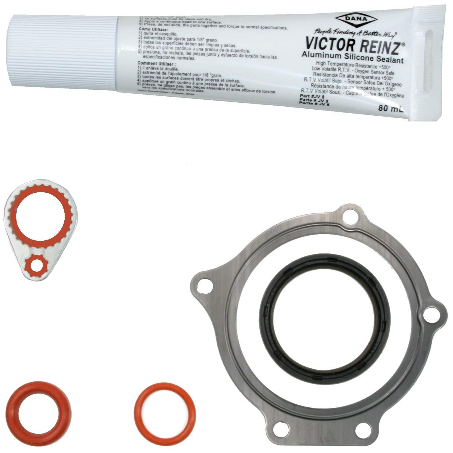 Front View of Engine Timing Cover Gasket Set MAHLE JV5039