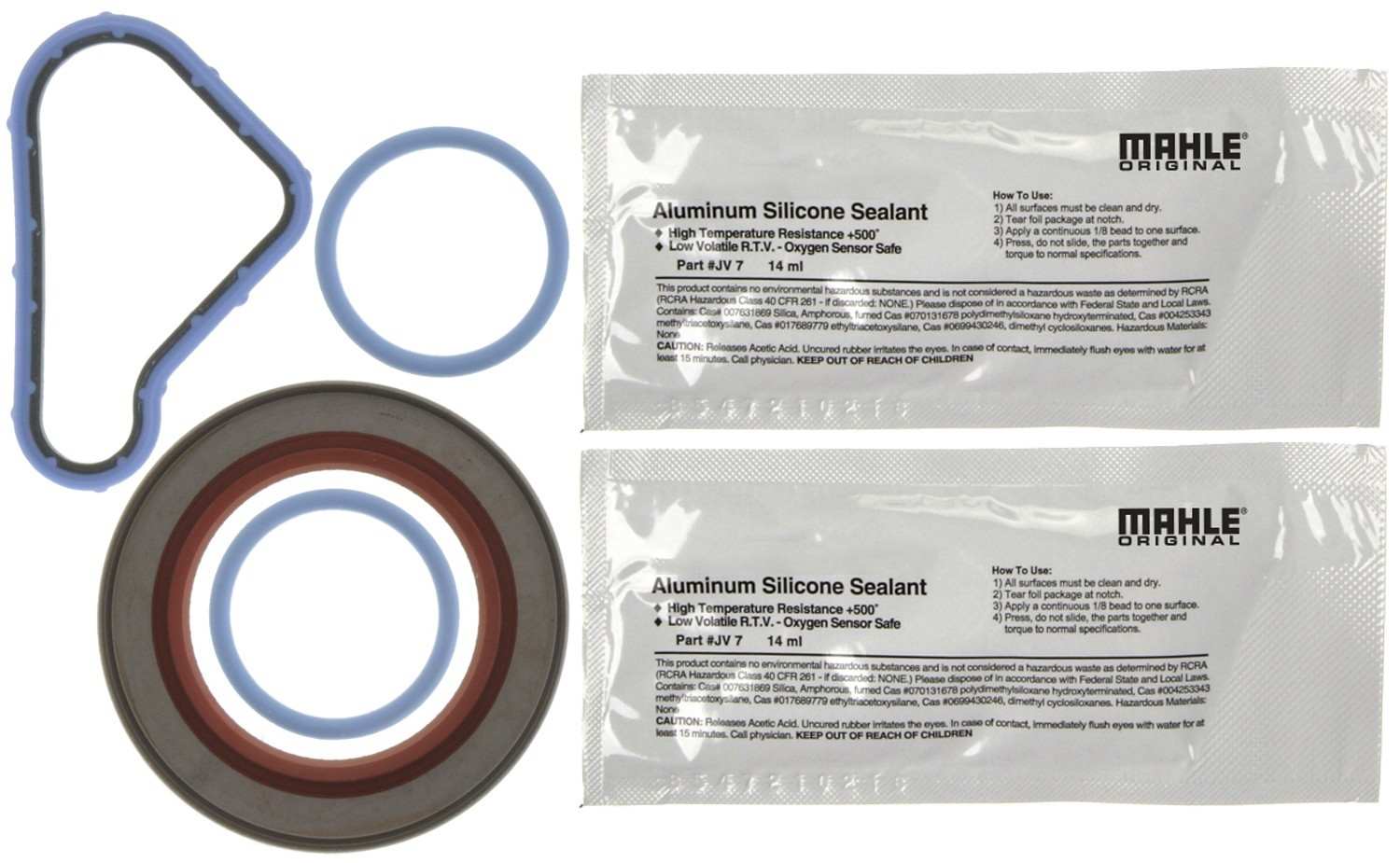 Accessories 1 View of Engine Timing Cover Gasket Set MAHLE JV5137