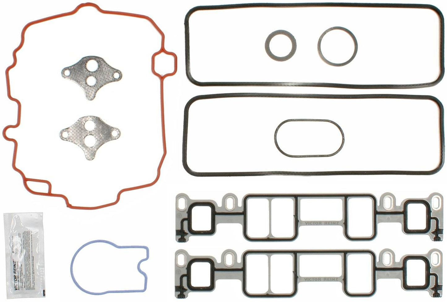 Front View of Engine Intake Manifold Gasket Set MAHLE MIS16168